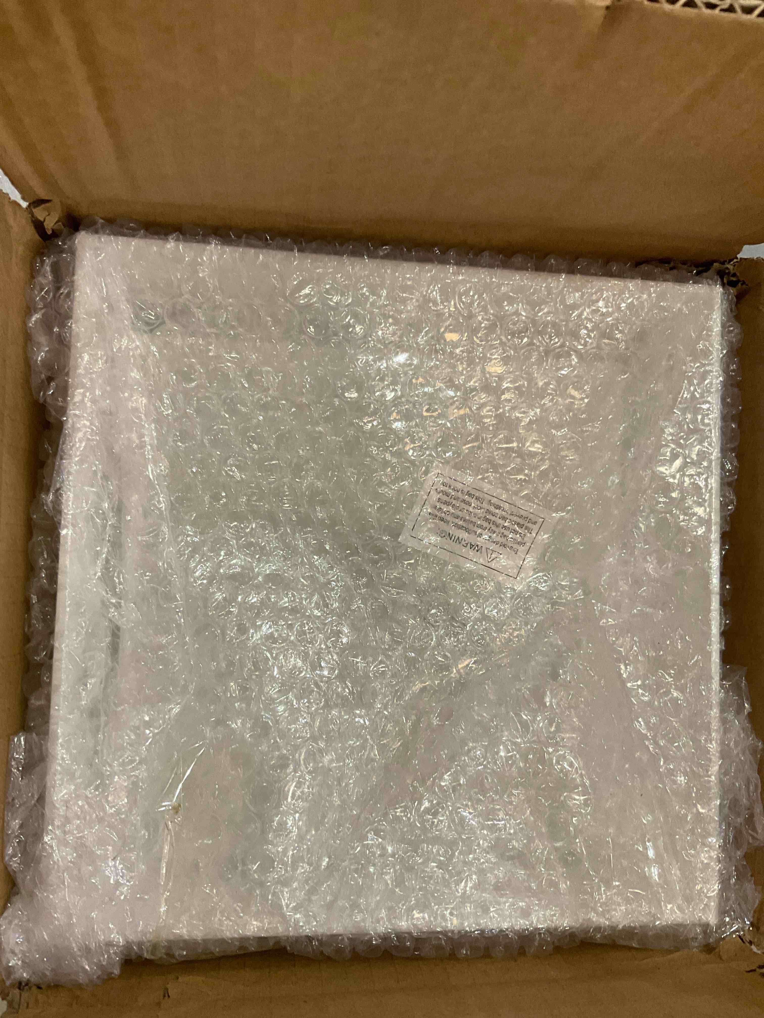 HPC DECOR Buffet Risers,Food Risers for Buffet Table,Risers Display Stands for Catering Dessert Collectibles Jewelry Figures Show, 3PCS Cube Display Nesting Risers with Hollow Bottoms (White 6"7"8")