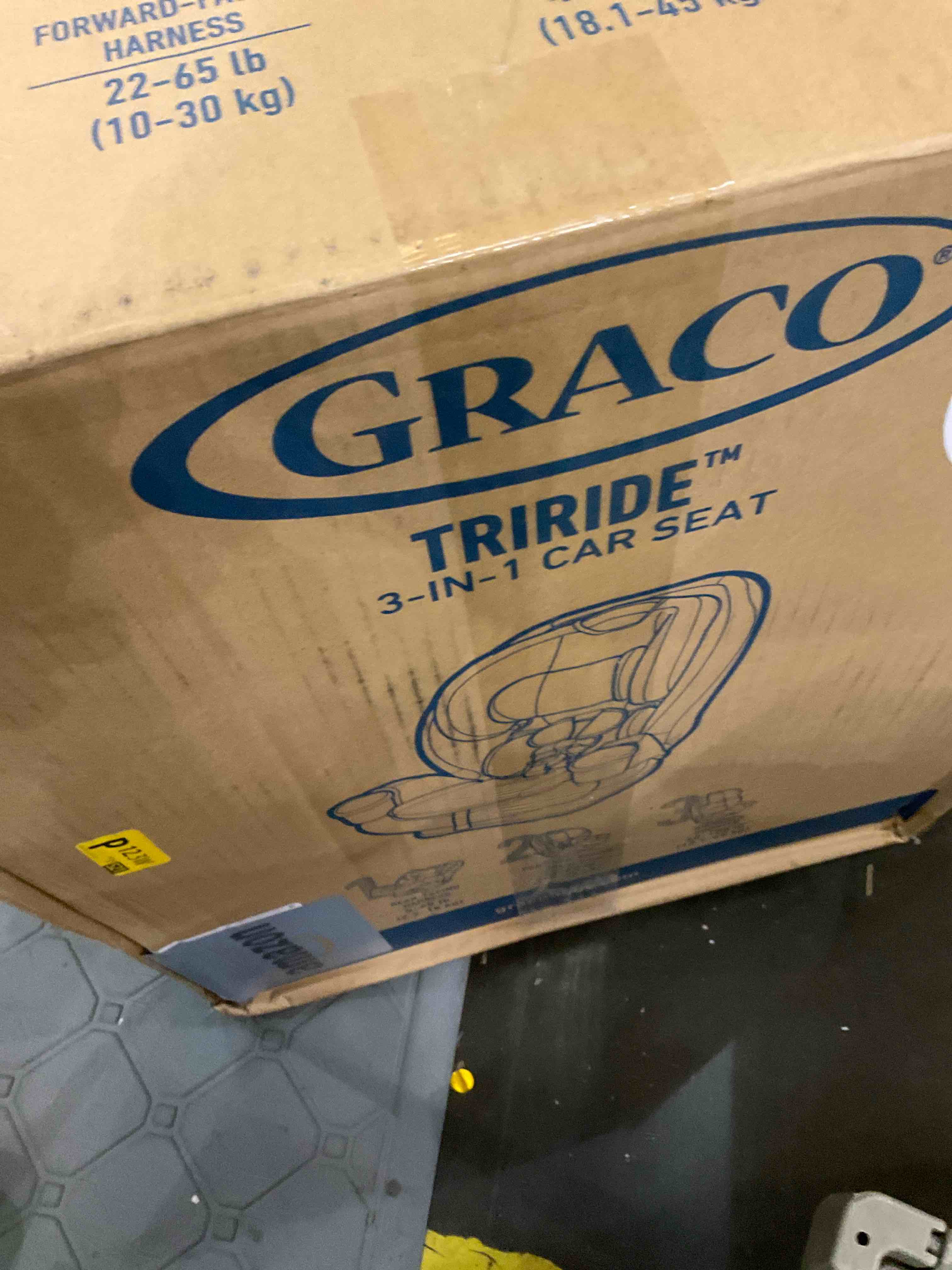 GRACO* TRIRIDE" ASIENTO DE AUTO 3 EN 1