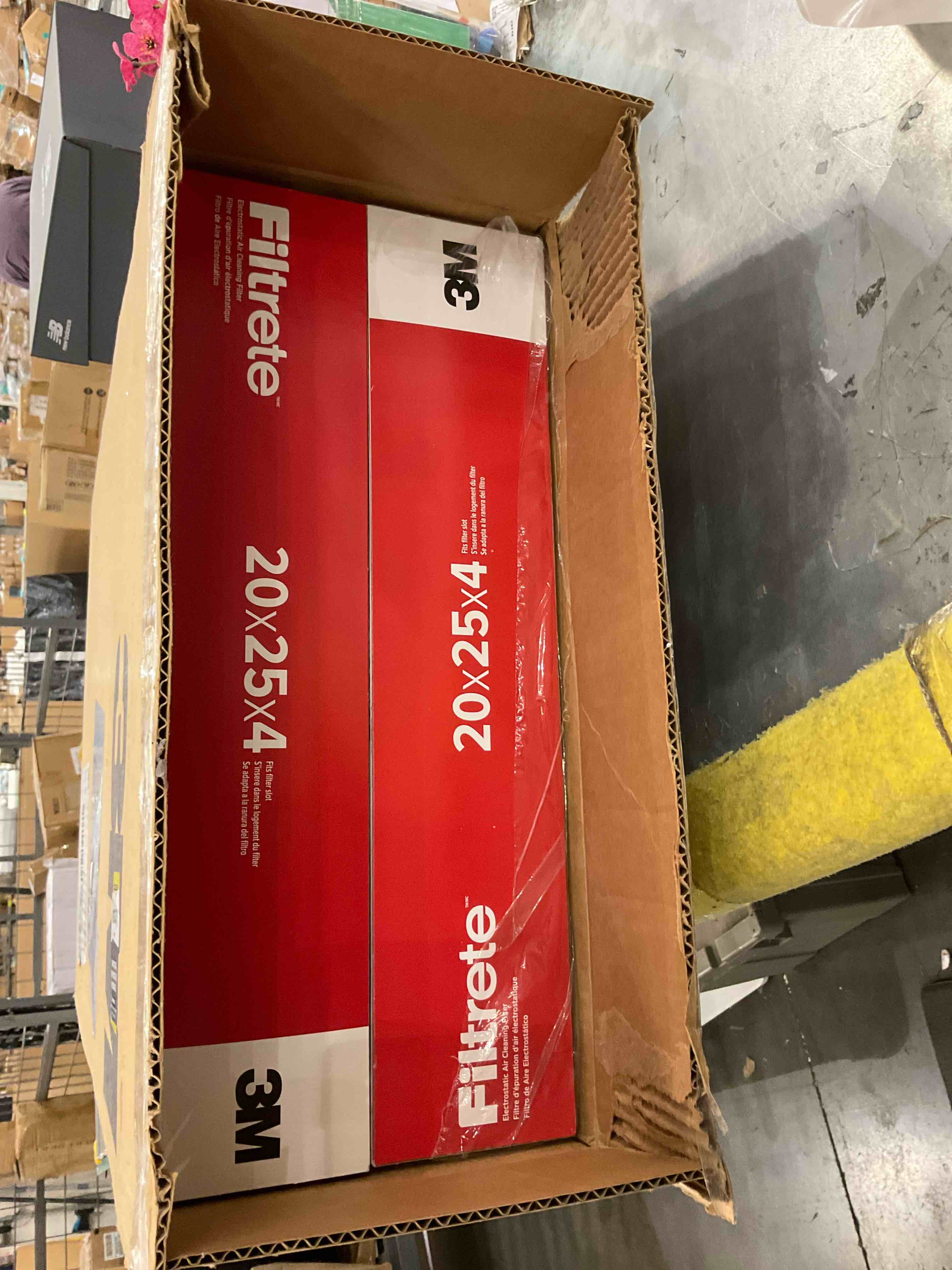 Filtrete 20x25x4, AC Furnace Air Filter, MPR 1000 DP, Micro Allergen Defense Deep Pleat, 2-Pack (actual dimensions 19.88 x 24.63 x 4.31)