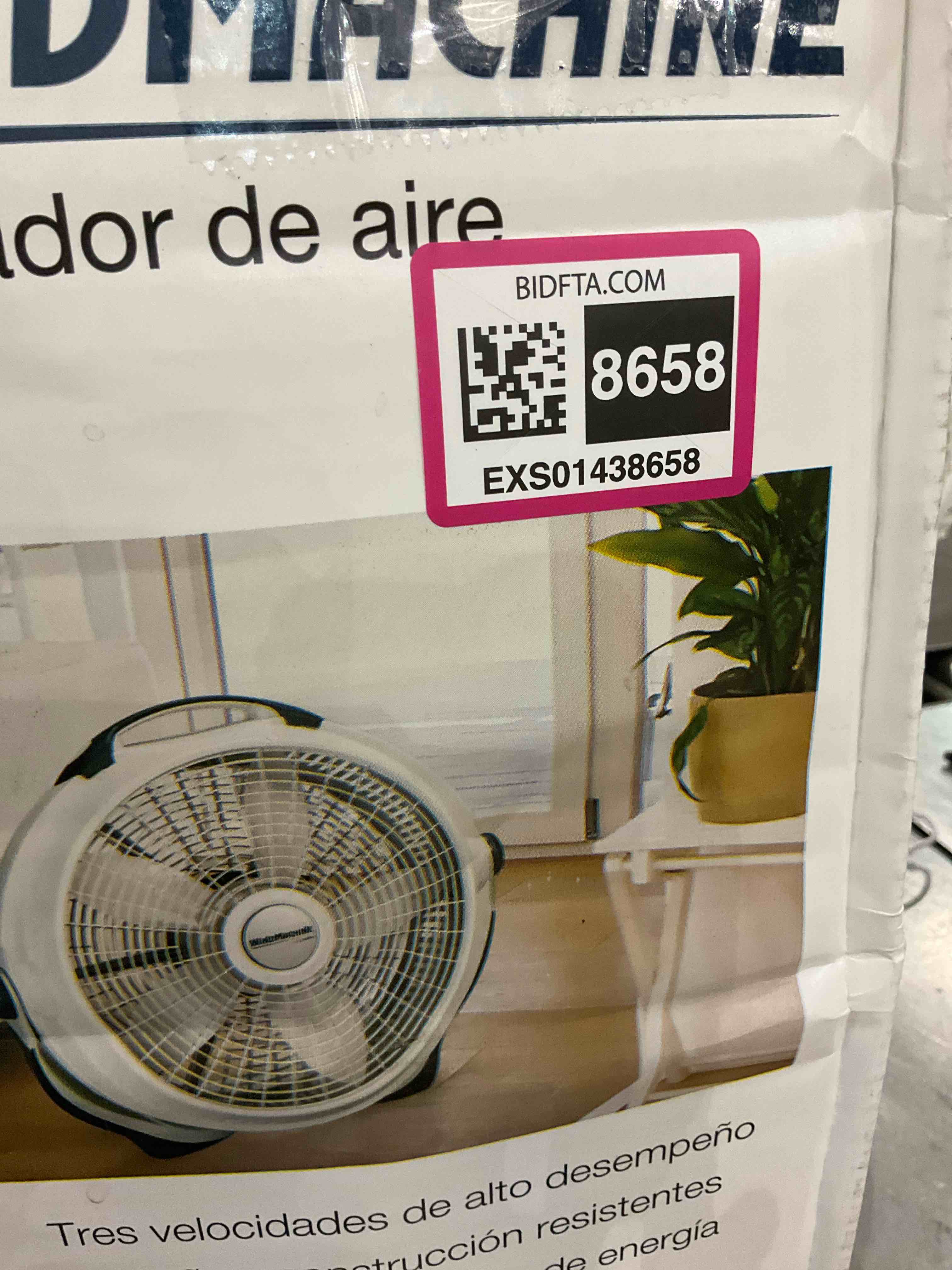 Lasko Wind Machine Air Circulator Floor Fan, 3 Speeds, Pivoting Head for Large Spaces, 20", 3300, White