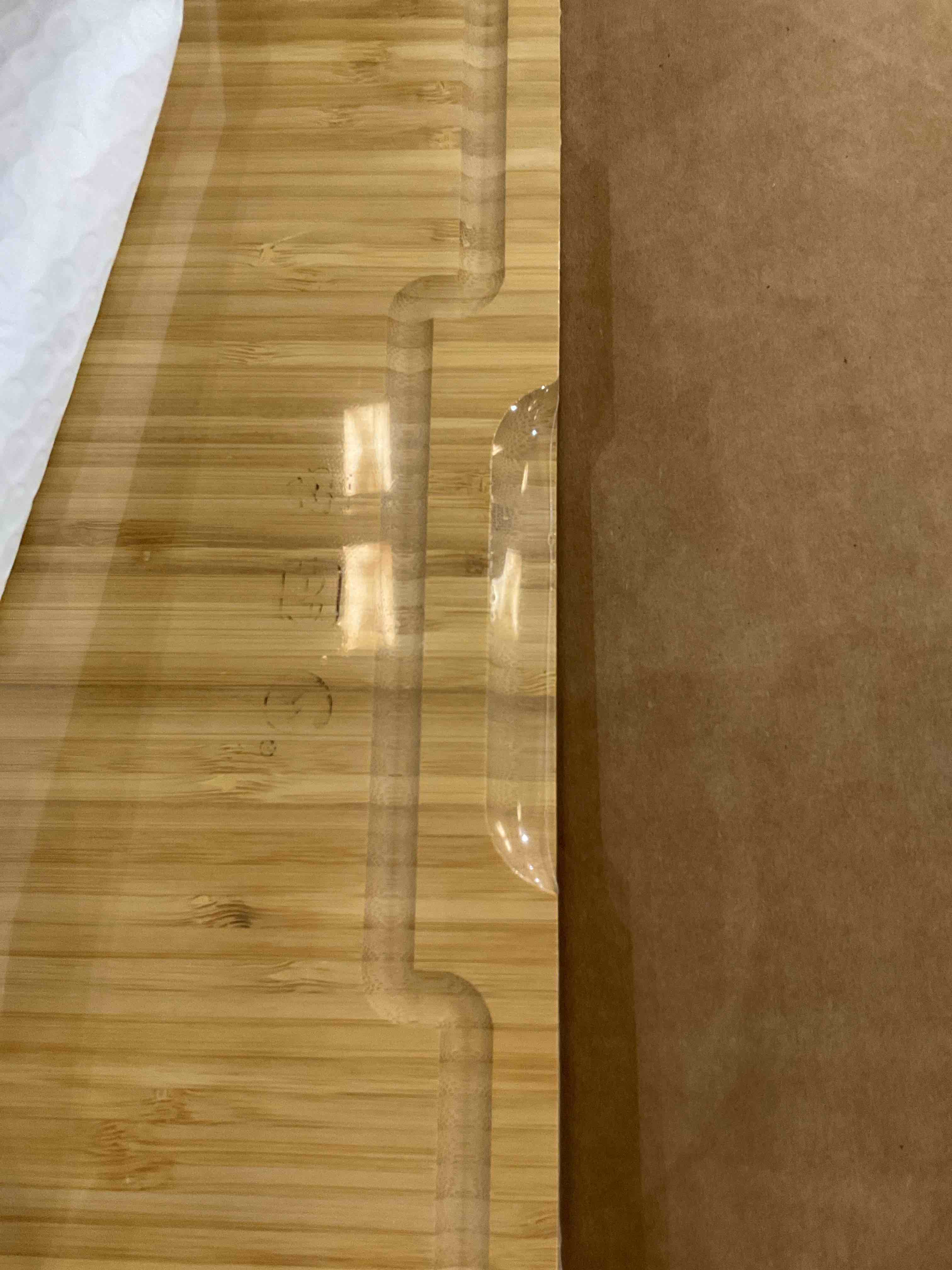 allsum x-large dark bamboo ki..lock,carving board 20x15x6:3