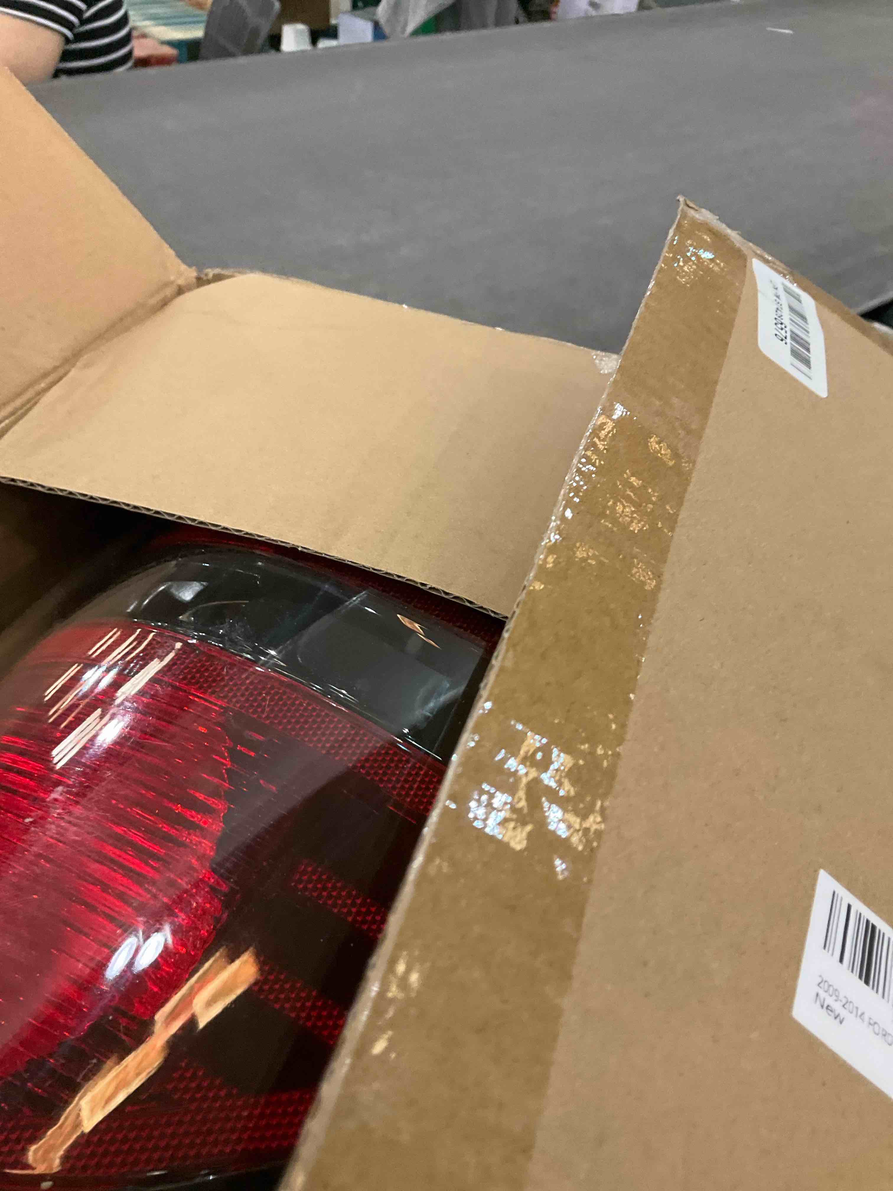 2009-2014 ford F150 red smoked headlight