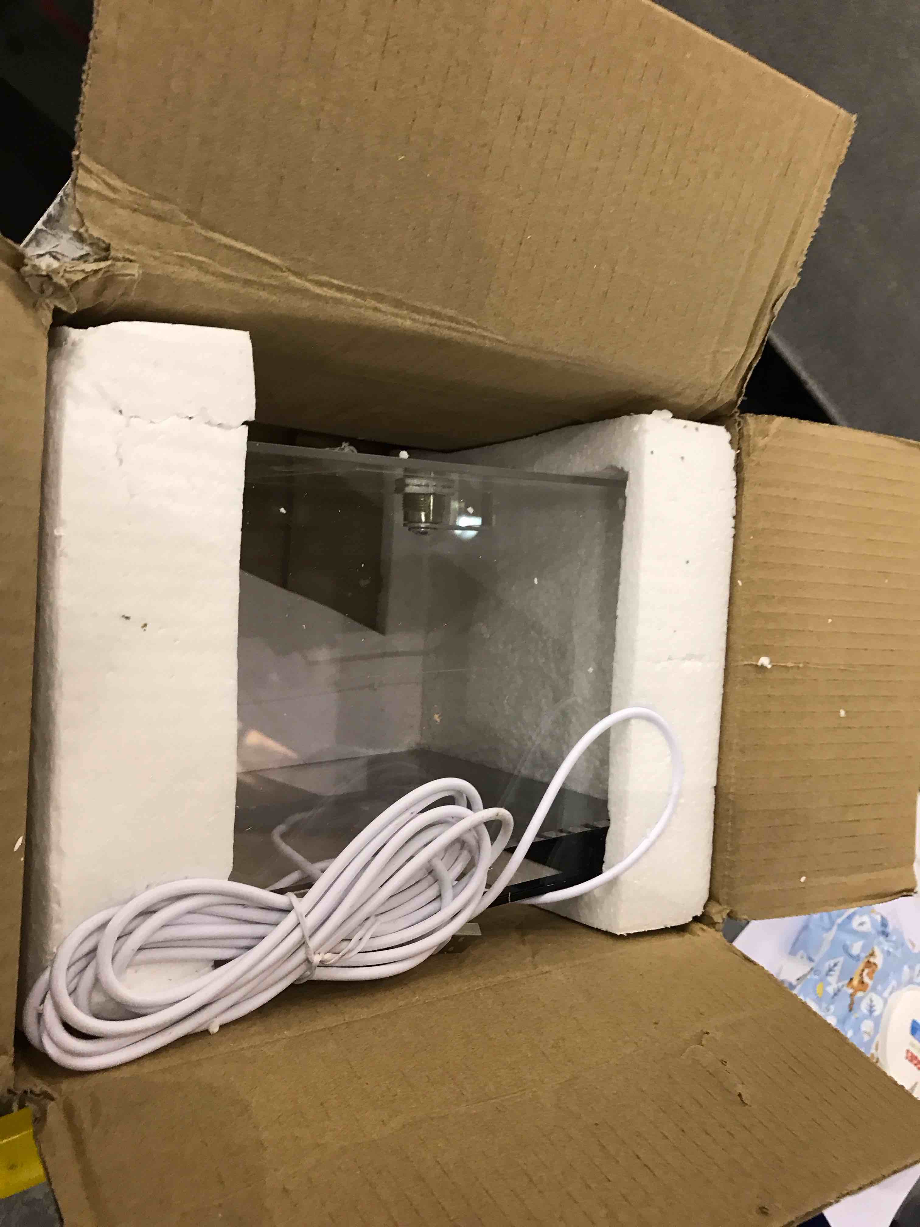 Light Up Acrylic Donation Ballot Box - 20 Colors Changing Tip Jar for Money with Remote, Lock, Key and Sign Holder- Raffle Suggestion Comment Vote Ticket Tip Box for Bartender Restaurant Band (USB)