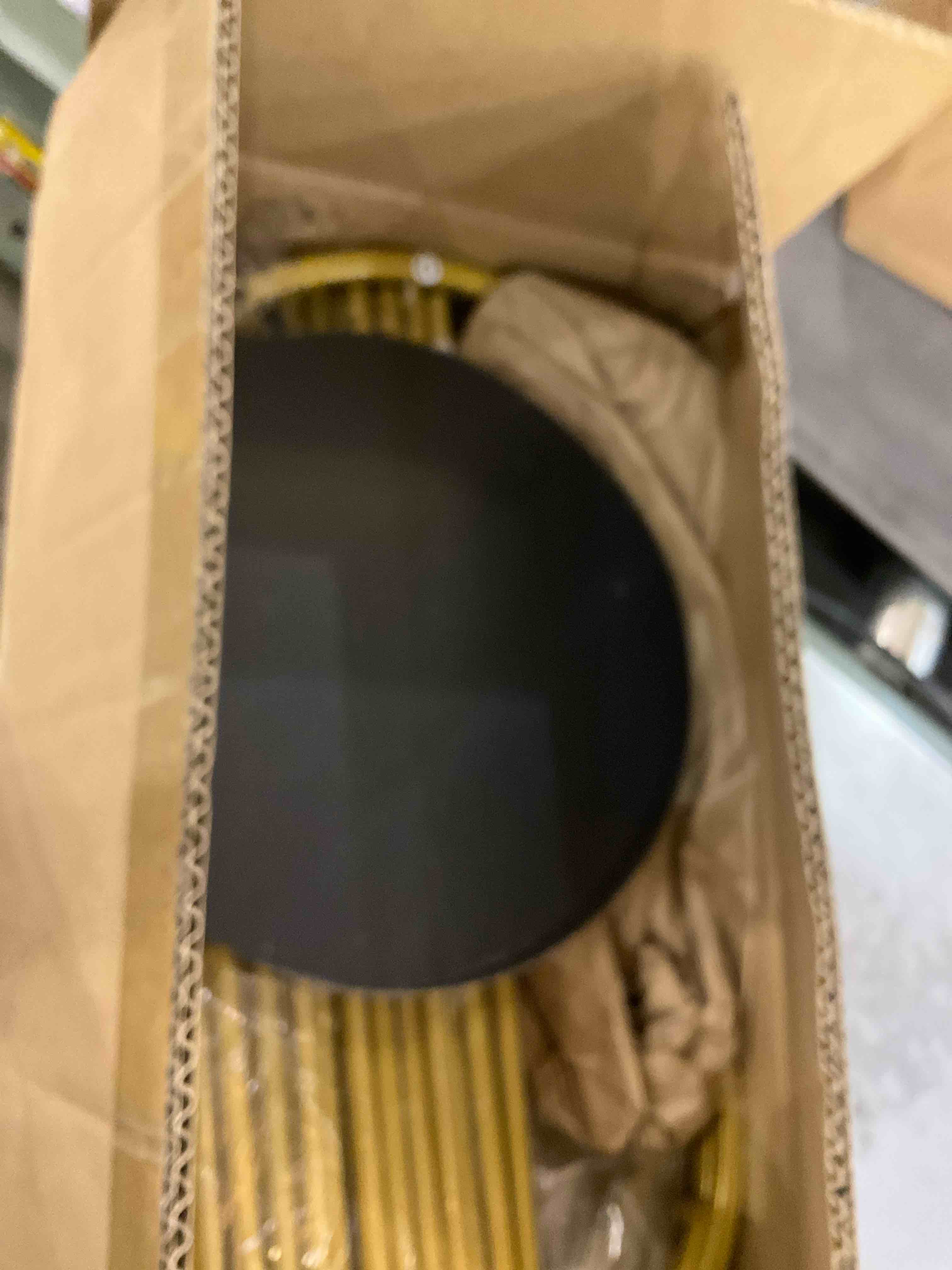 chamvis Gold Metal Plant Stand, 3 Pcs Tall Cylinder Pedestal Stands for Parties and Weddings, Gold Round Cylinder Tables for Living Room and Patio Decor