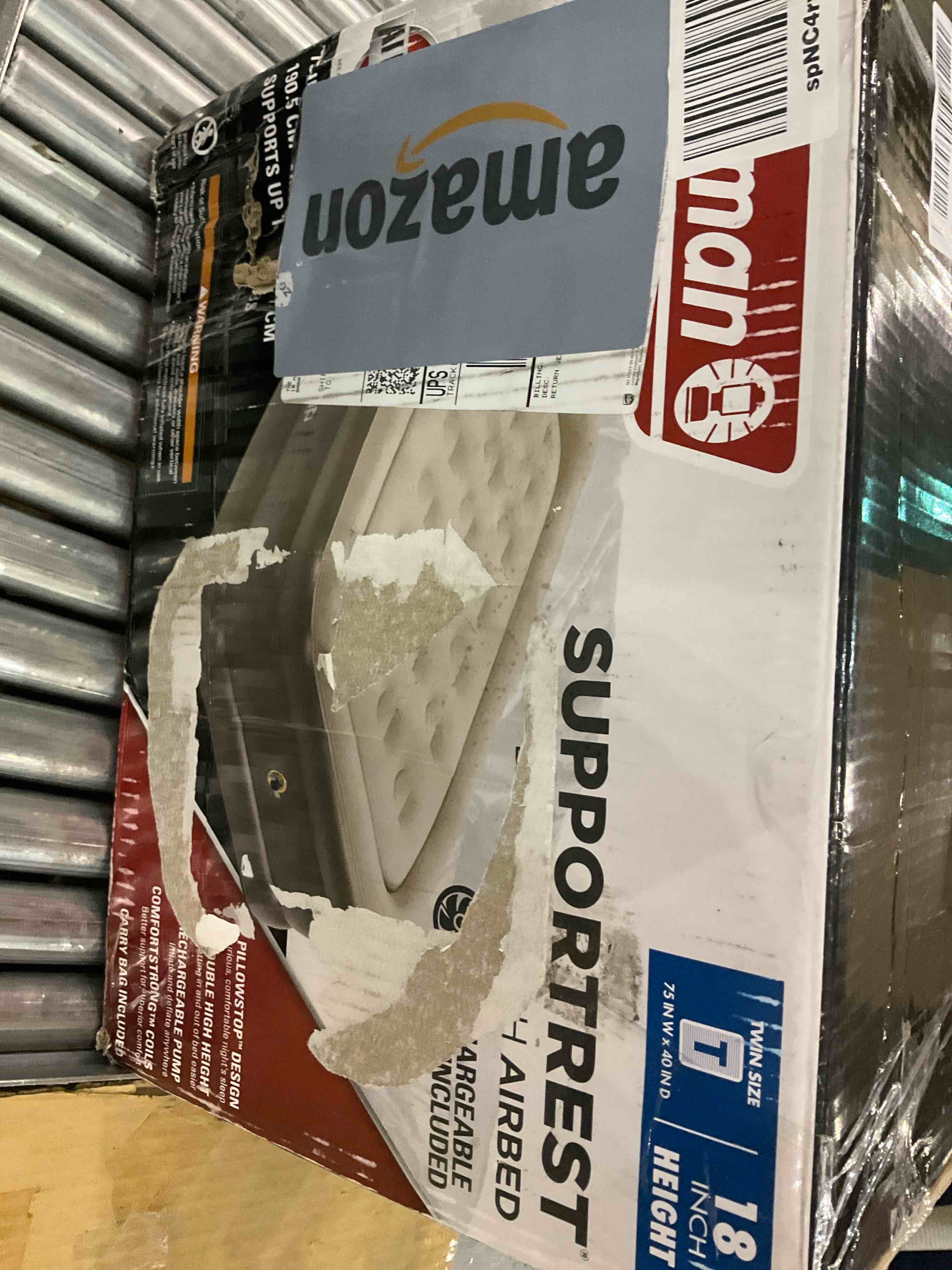 Coleman supportrest double high air bed