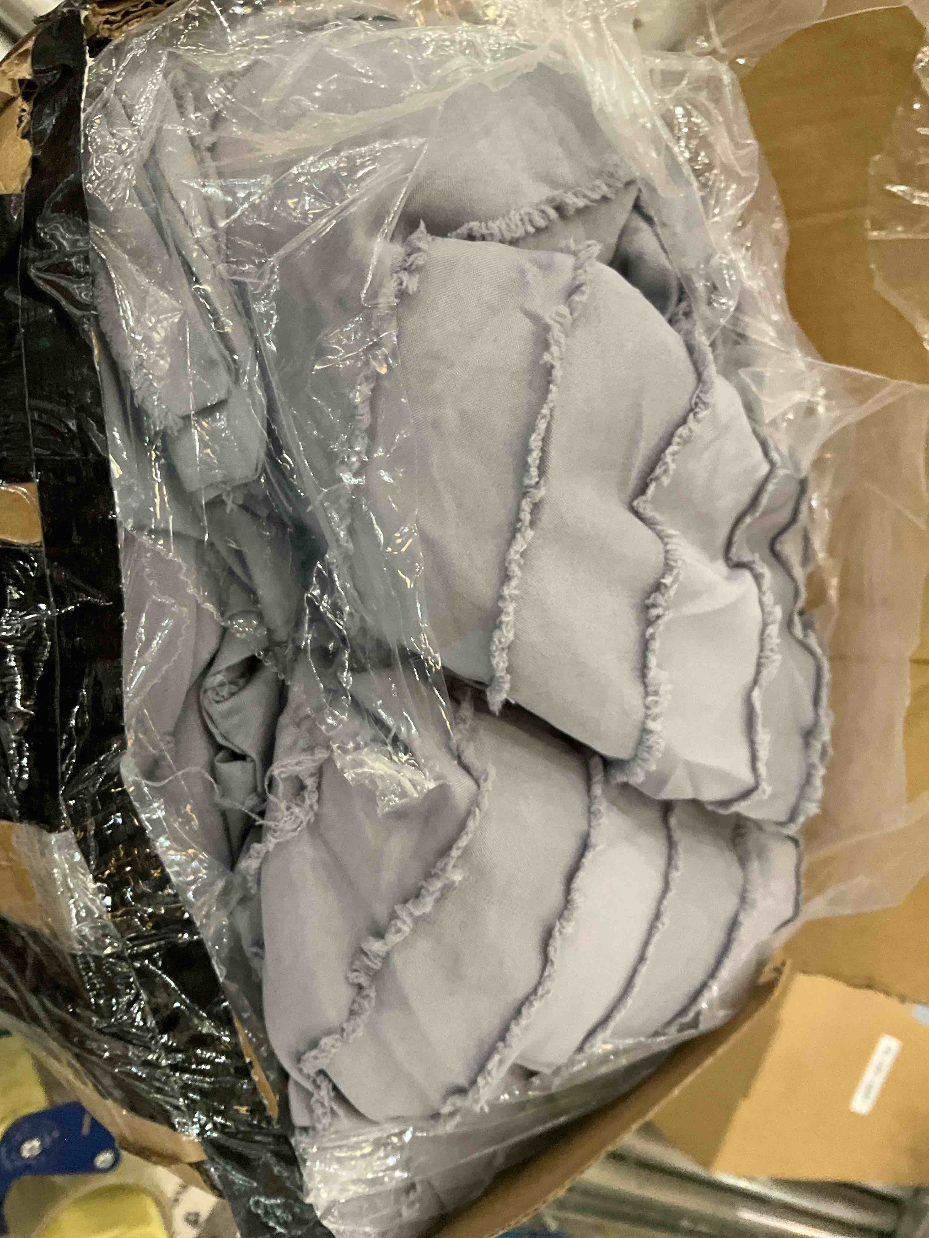 Comforter Set-Sheared Vertical Striped G2 90x90 US
