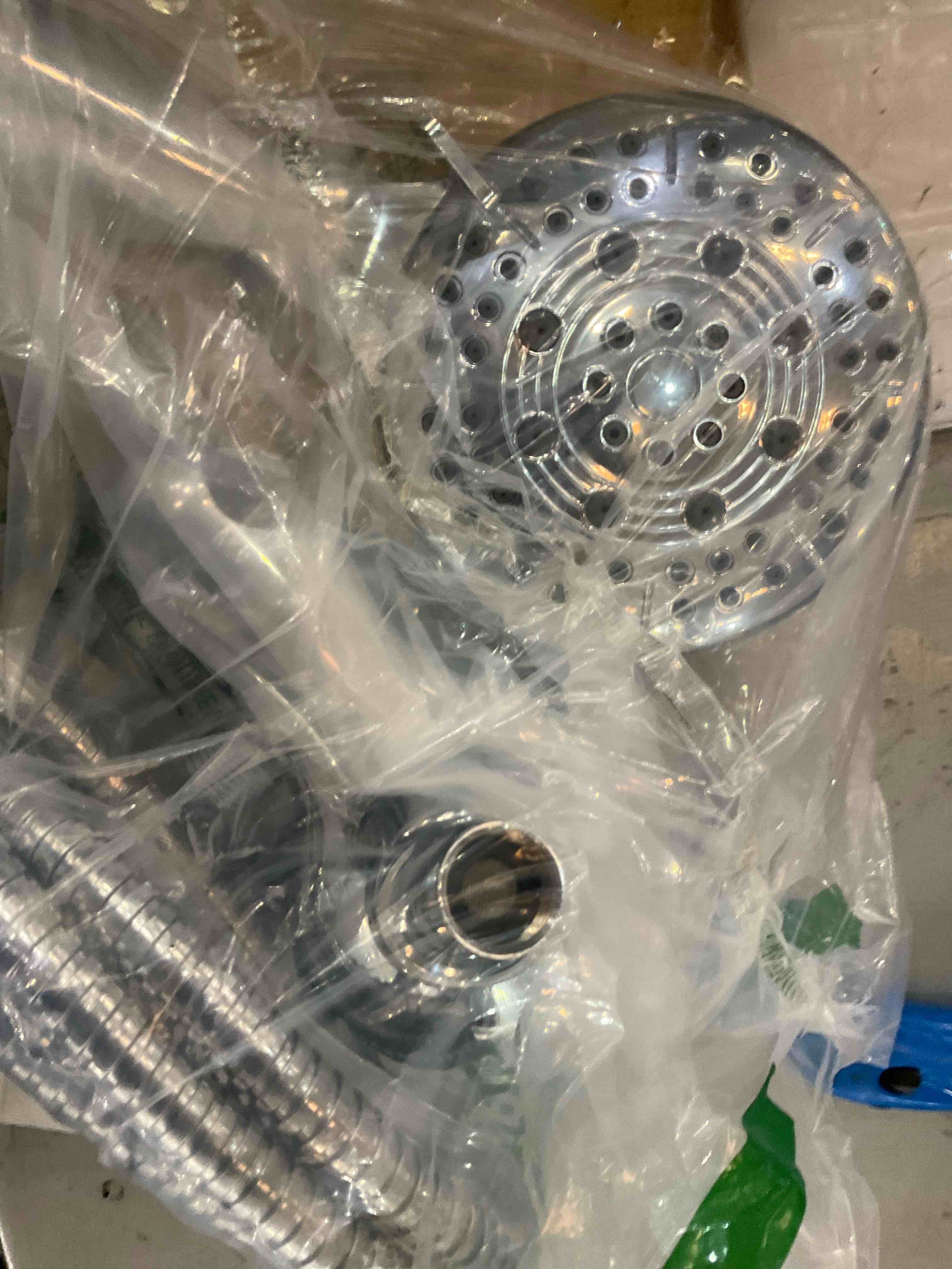 AquaDance 7" Premium High Pressure 3-Way Rainfall Combo with Stainless Steel Hose – Enjoy Luxurious 6-setting Rain Shower Head and Hand Held Shower Separately or Together – Brushed Nickel Finish