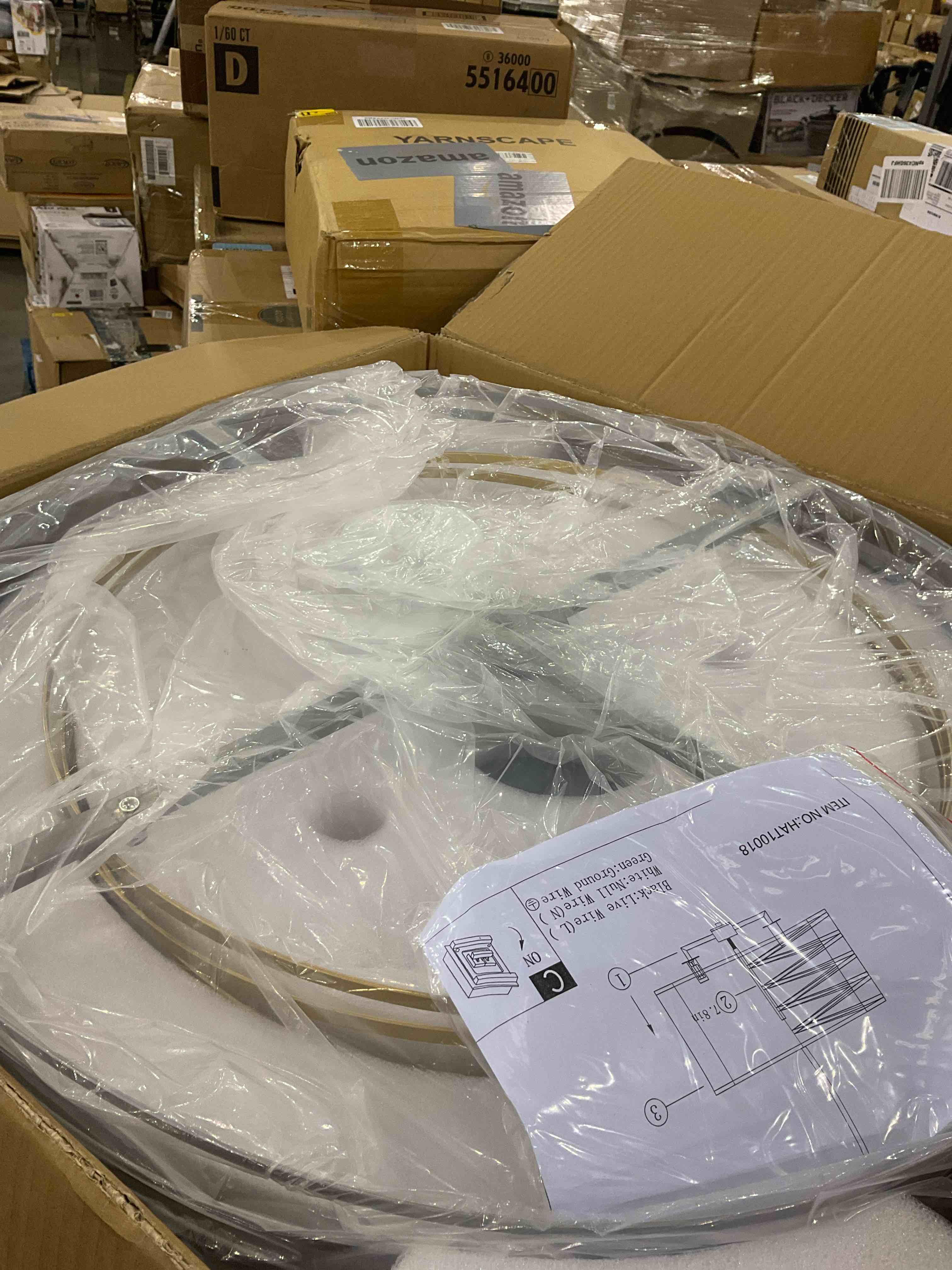 6-Light Drum Chandelier