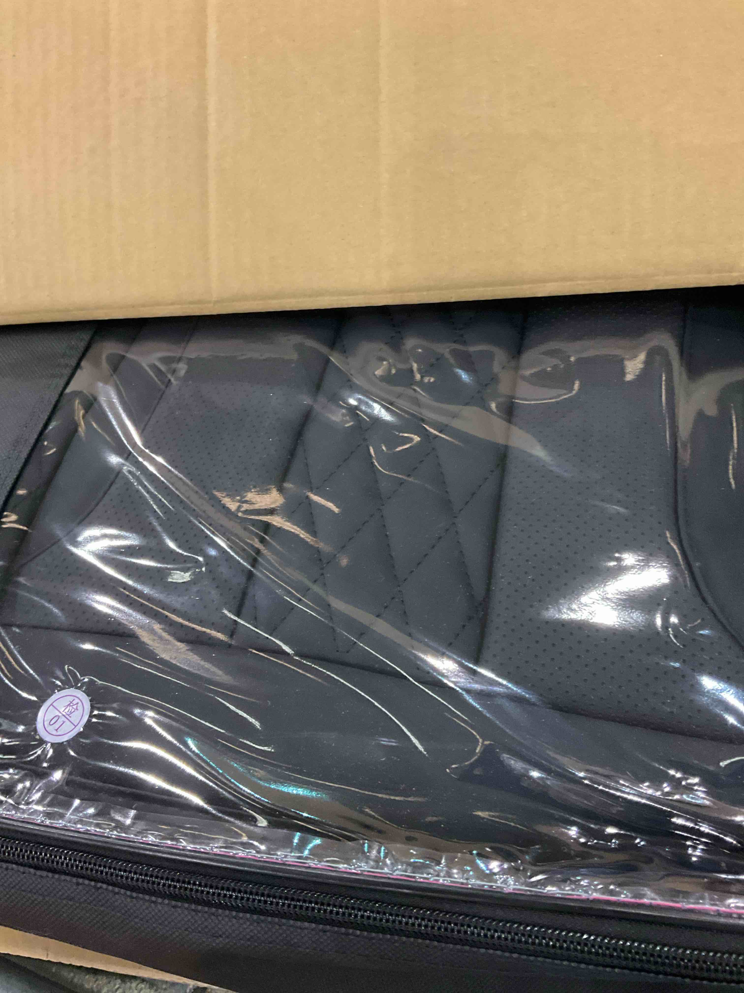 Coverado Leather Seat Covers, Waterproof Luxury Leatherette Car Seat Cushions for Front and Rear 5 Pcs, Stylish Seat Protectors Auto Accessories Universal Fit Most Sedans, SUVs and Trucks, Black