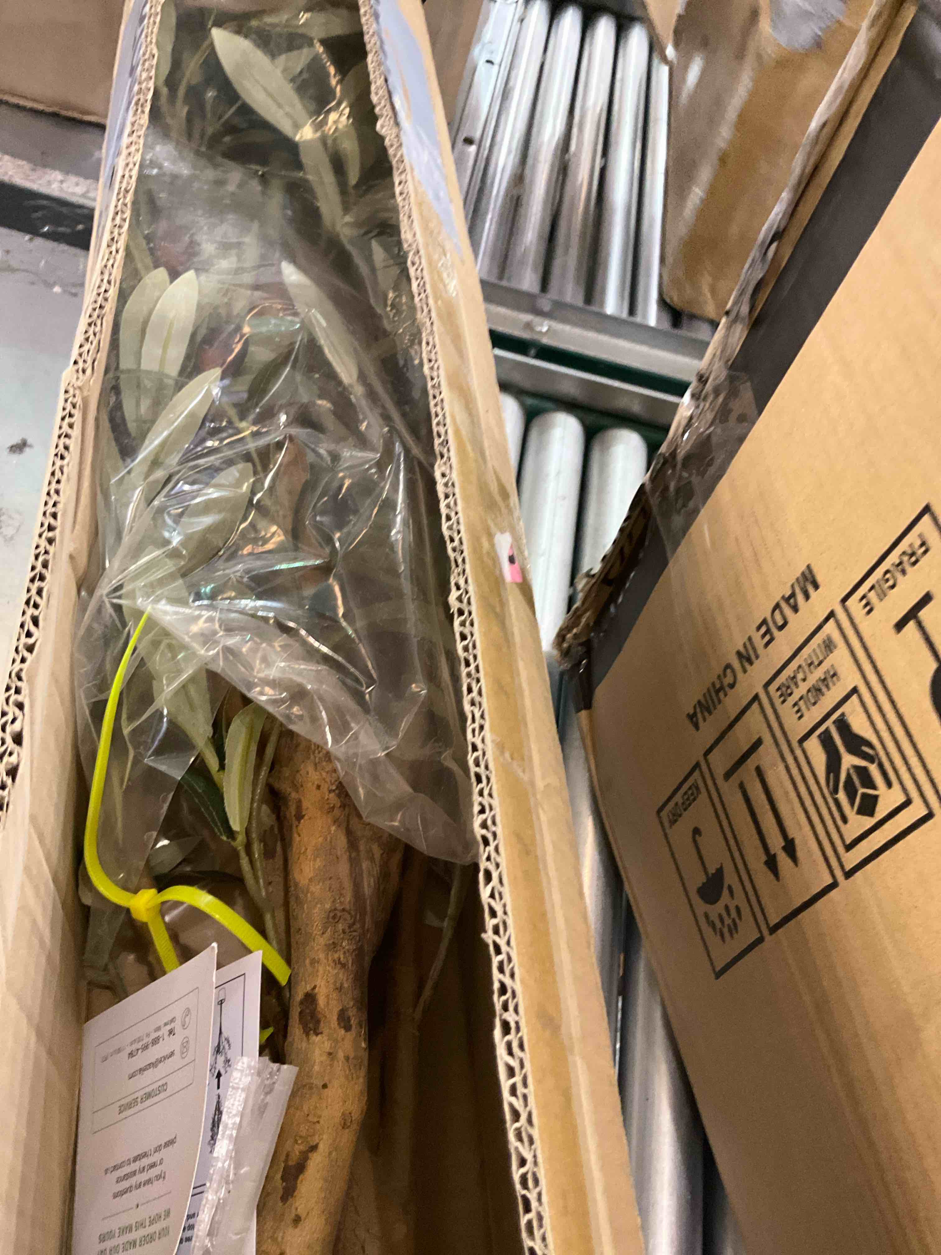 Kazeila Artificial Olive Tree 4FT Tall Faux Silk Plant for Home Office Decor Indoor Fake Potted Tree with Natural Wood Trunk and Lifelike Fruits