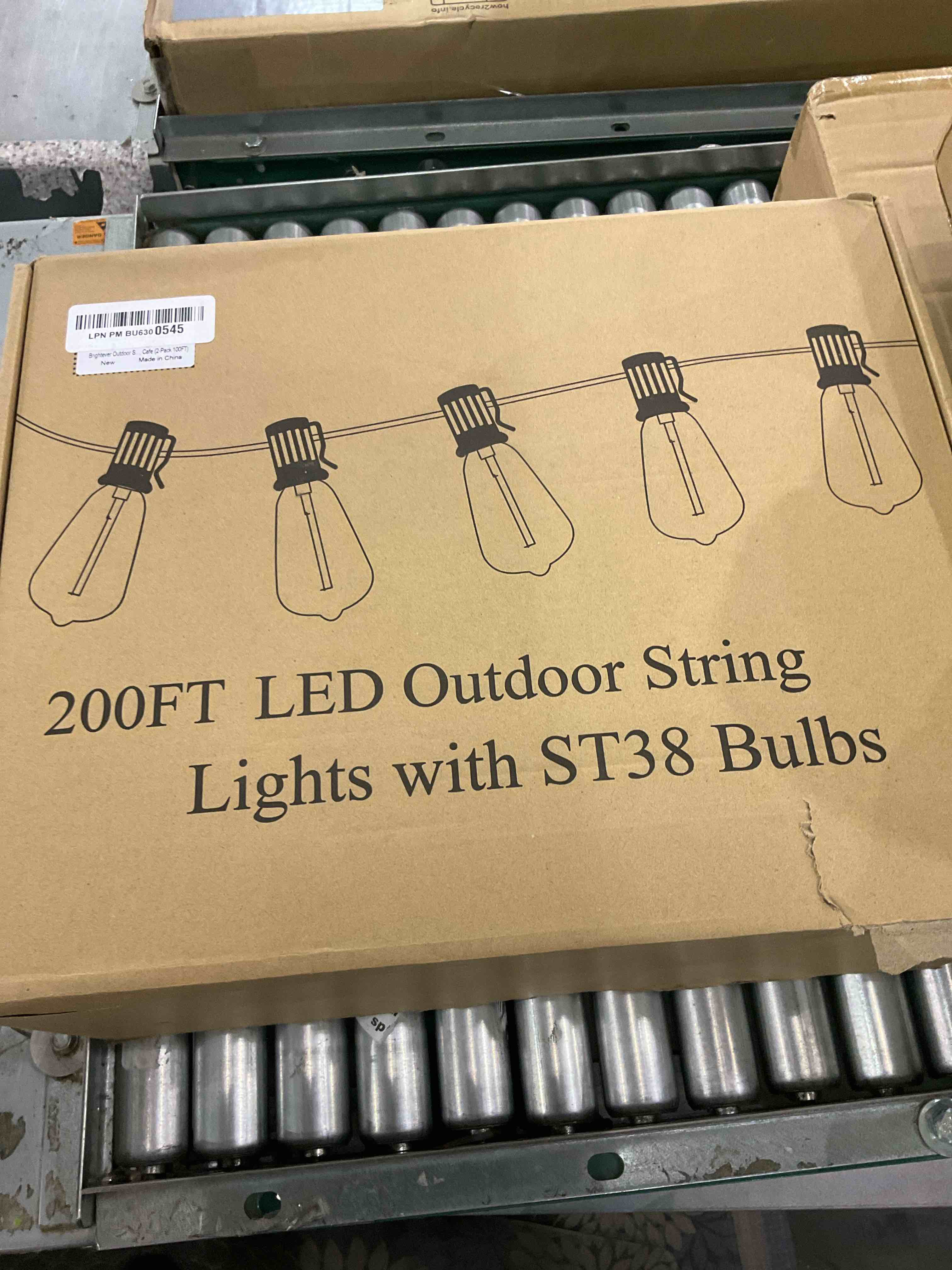 Brightech Ambience Pro - Waterproof LED Outdoor String Lights - Hanging, Dimmable 2W Vintage Edison Bulbs - 48 Ft Commercial Grade Patio Lights Create Cafe Ambience in Your Backyard