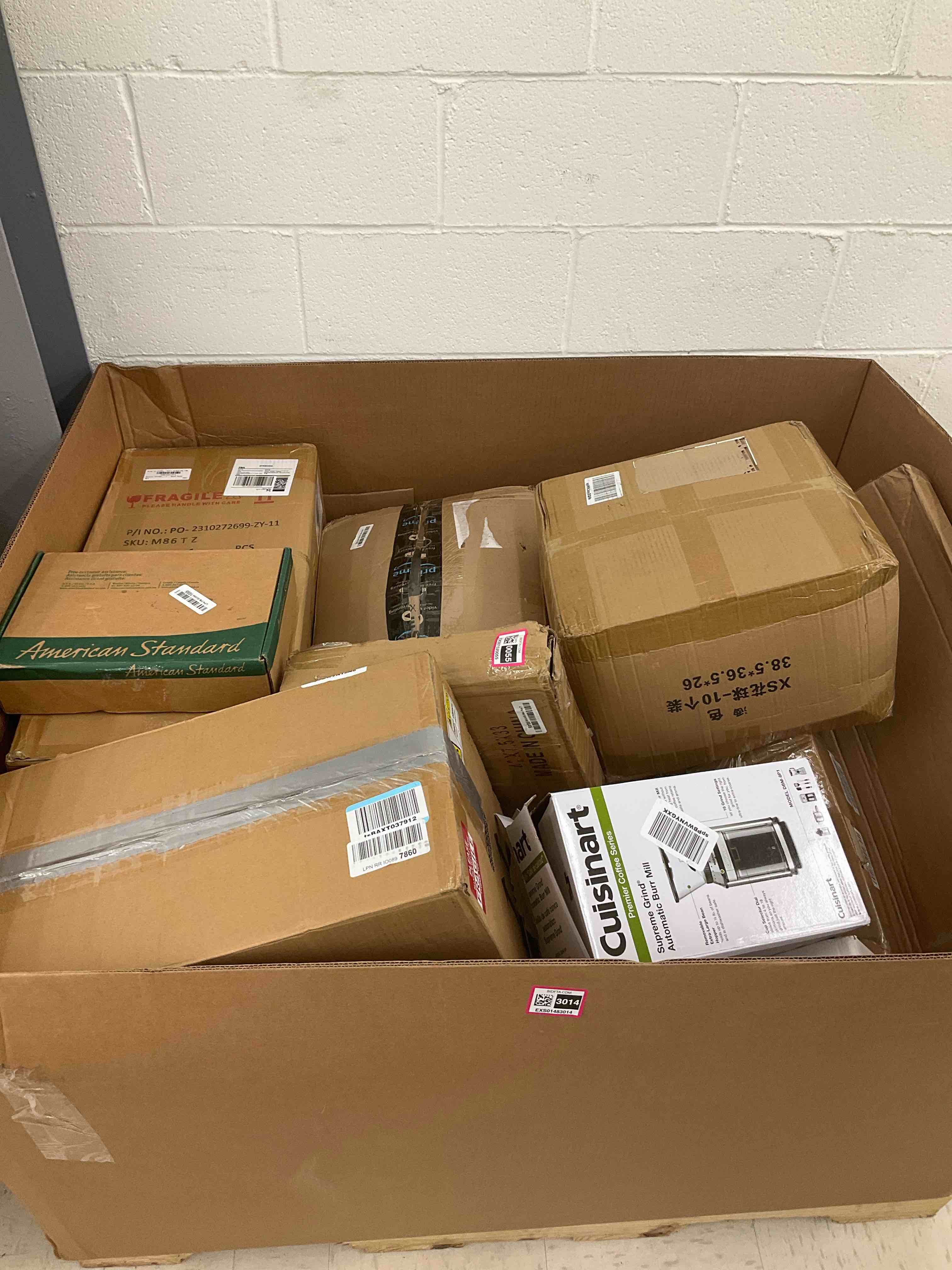 auction pick up return pallet 