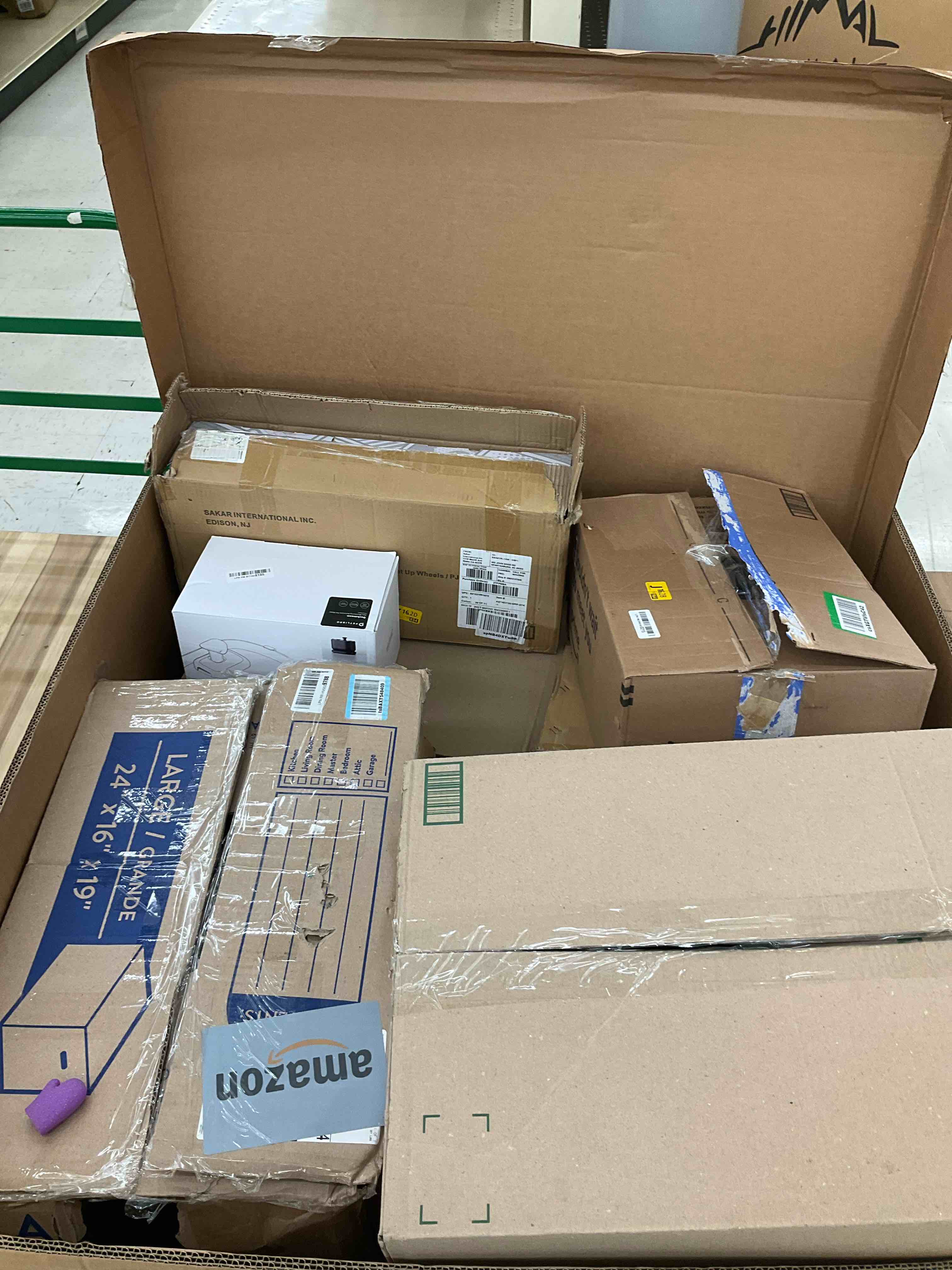 Auction pickup return pallet 