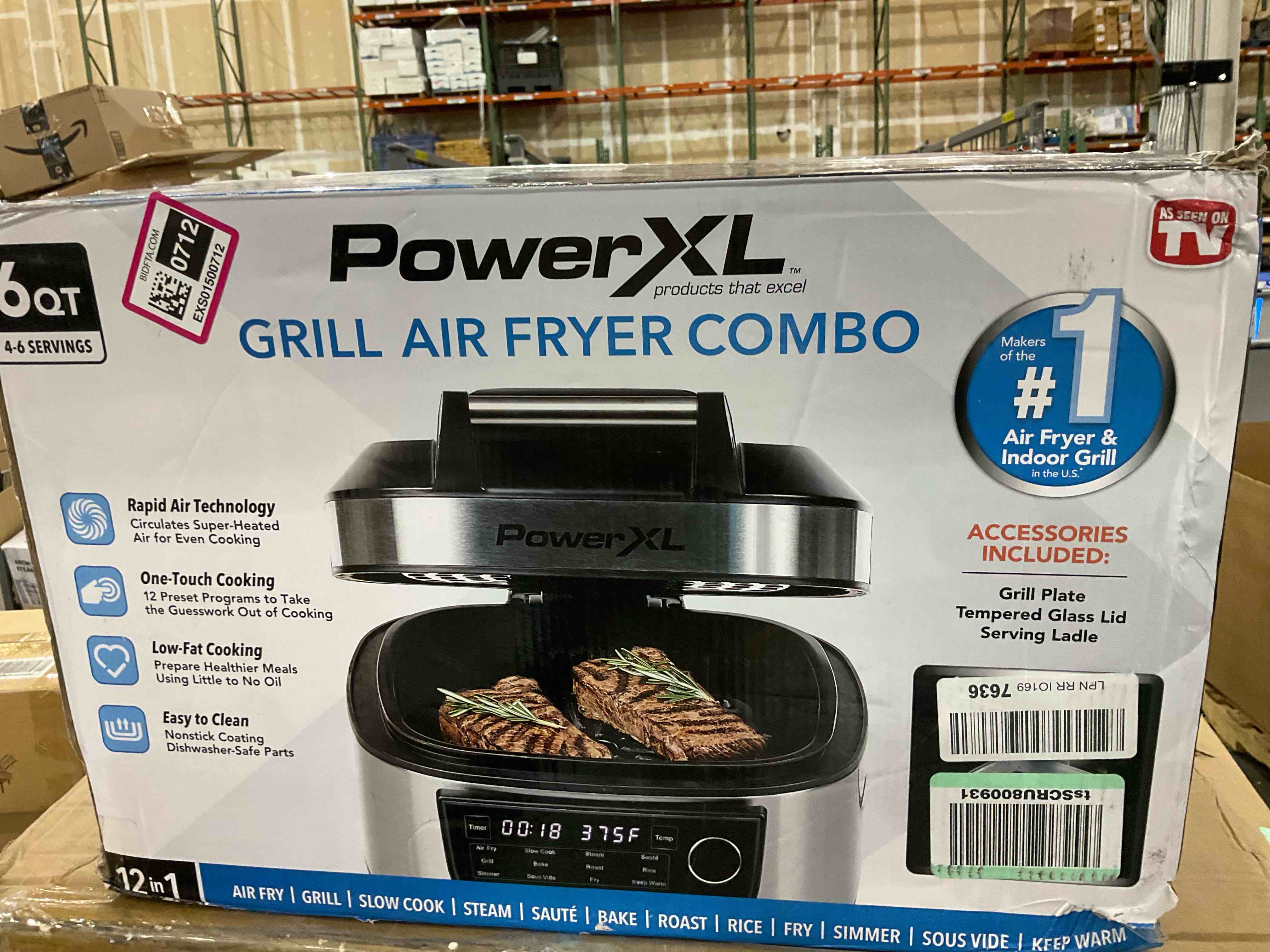 power x grill air fryer combo