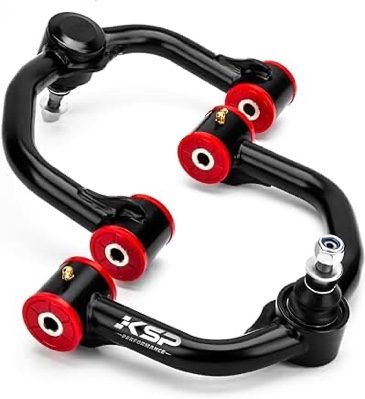 KSP 2-4inch Upper Control Arms Compatible with Ford F-150, Suspension Kits Tubular Black Arms Alignment Lift 2 to 4â€? for 2004-2020 F150, Replacement Factory/Stock Suspension Arms, 2nd Generation