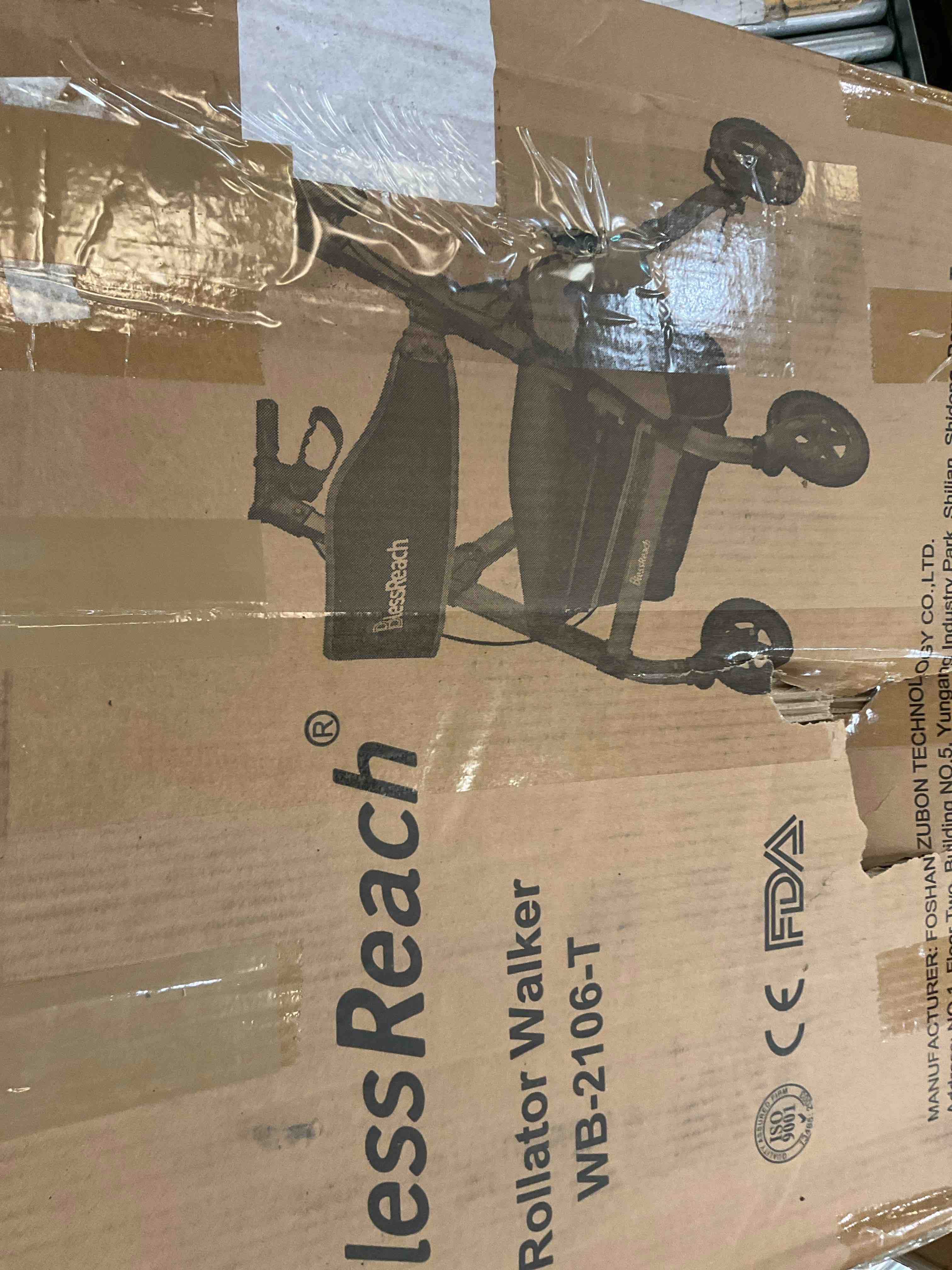 Healconnex Rollator Walkers for Seniors-Folding Rollator Walker with Seat and Four 8-inch Wheels-Medical Rollator Walker with Comfort Handles and Thick Backrest-Lightweight Aluminium Frame ,Blue