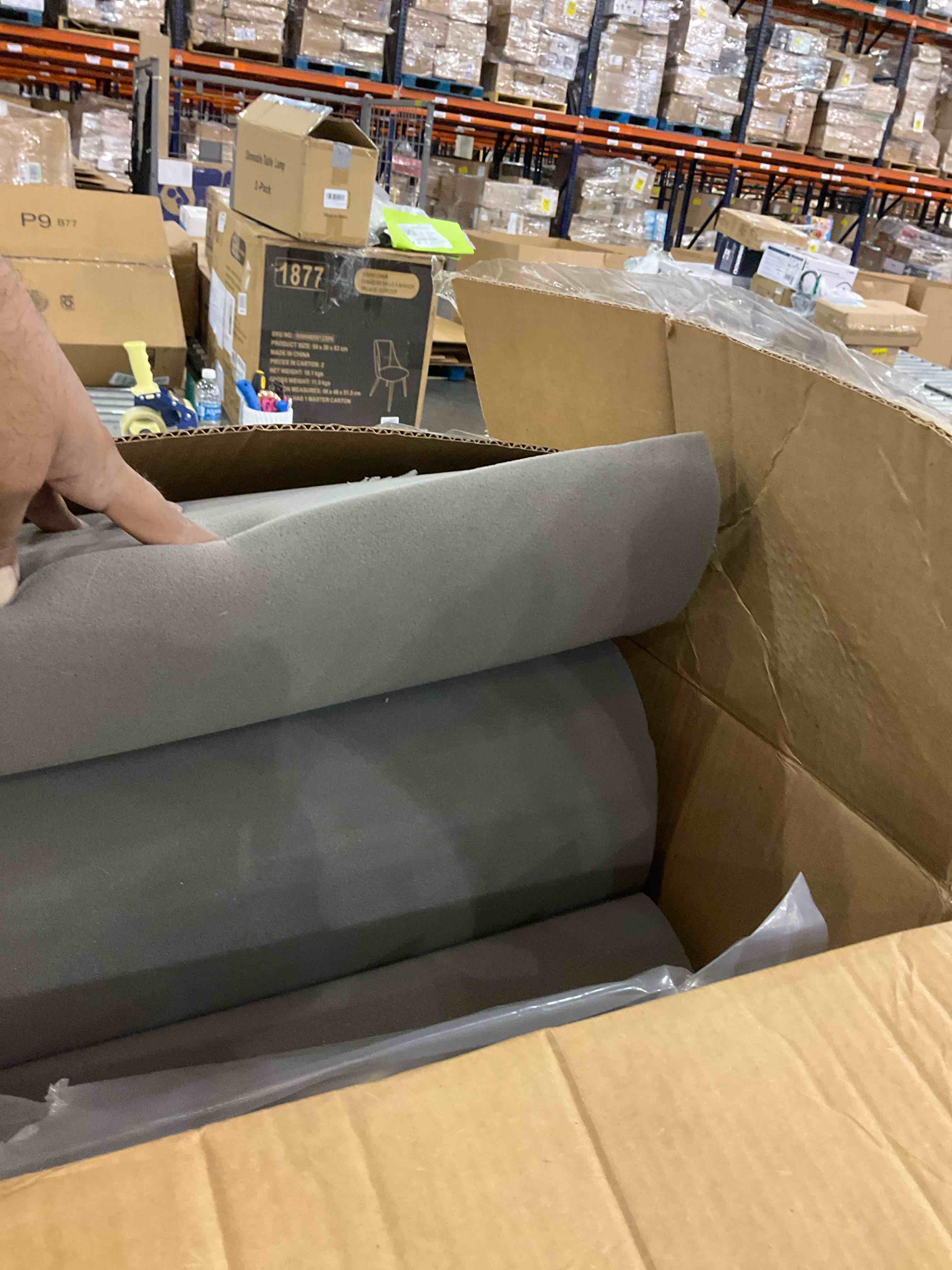 Dog Stairs, Romrol Dog Steps Ramp for High Bed and Couch, Dog Ramp with Durable Non-Slip Waterproof Fabric Cover, Pet Stairs for Small Dogs and Cats or Pets Joints, 4-Tiers,Coffee