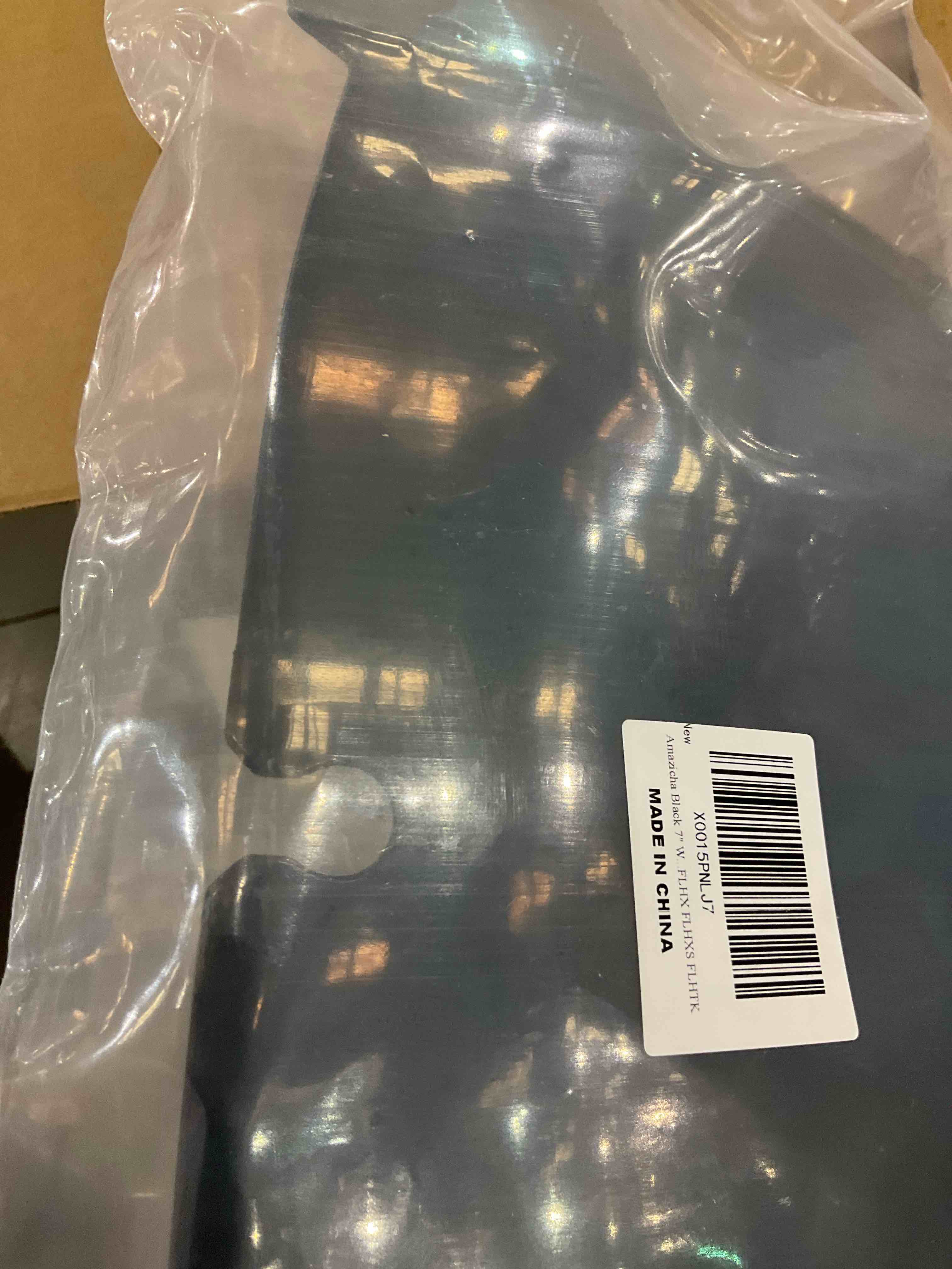 WYNMOTO Black 7" Wave Windshield Windscreen Wind Splitter Compatible for 2014-2023 Harley Davidson Touring Street Glide/Electra Glide/Ultra Limited/Tri Glide FLHT FLHX FLHXS FLHTK 14-23