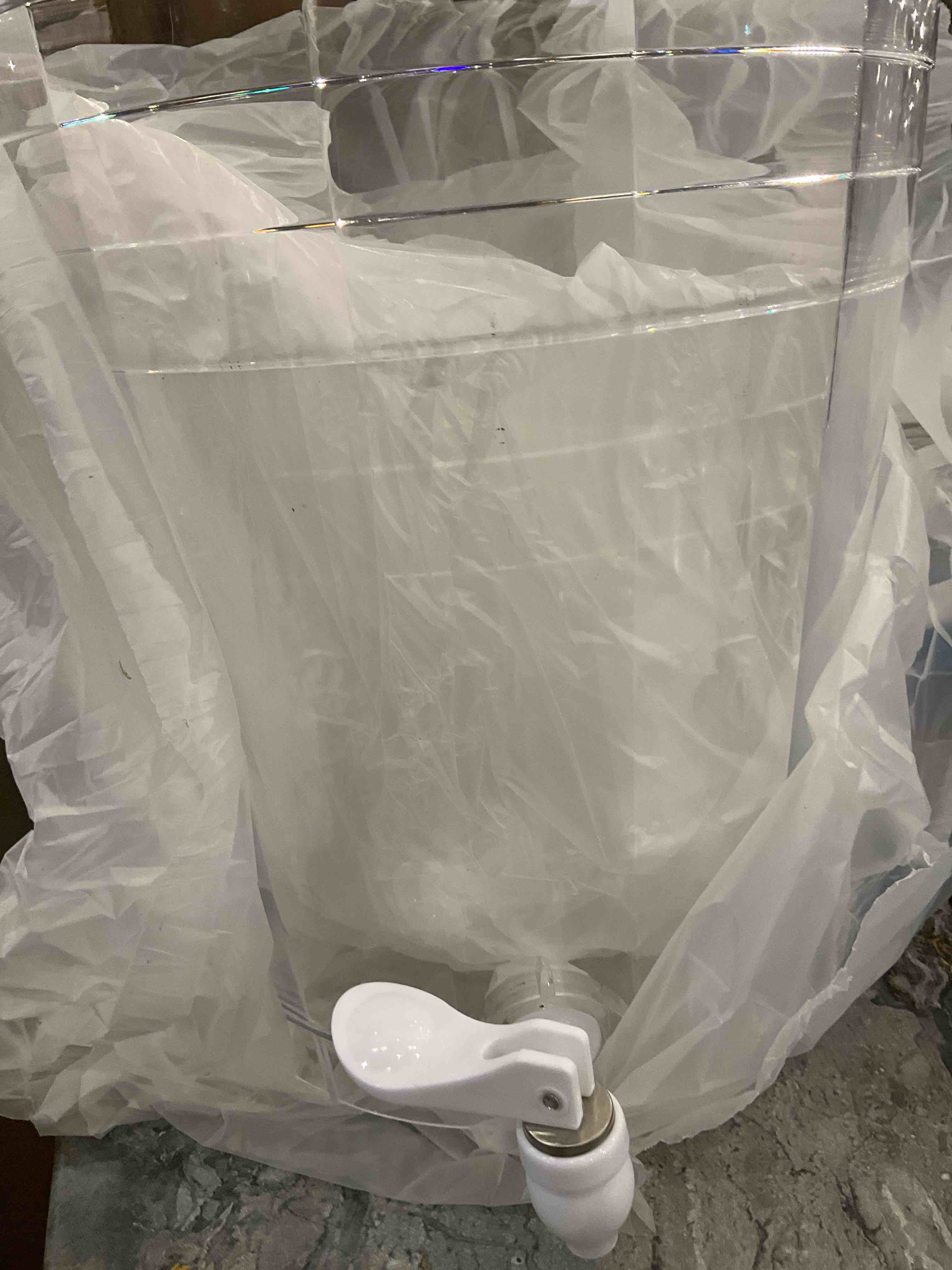 water hug white for gius for outsid he have like tap white 2 Pack 2.5 Gallon Drink Dispenser for Fridge with Spigot Water Dispenser Leak Proof Lids Filter Screen Beverage Juice Container Sealed Plastic Lemonade Milk Cold Hot Drink Tea Jug for Party