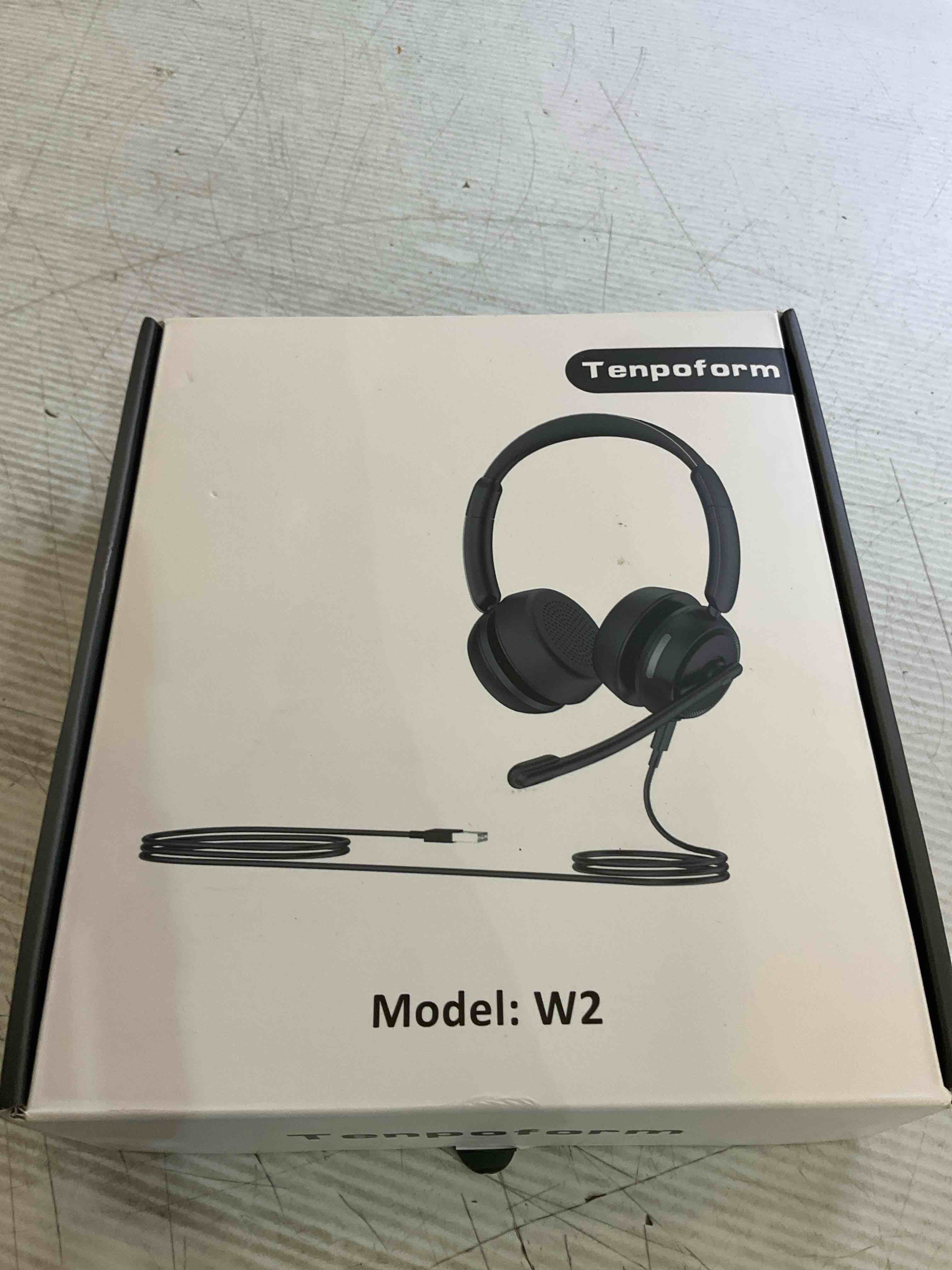 Tenpoform Headset with Mic, USB Headset with Microphone, Computer Headset with Noise Canceling Microphone for PC Laptop, Wired Headset for Work from Home Office Teams Skpye Zoom