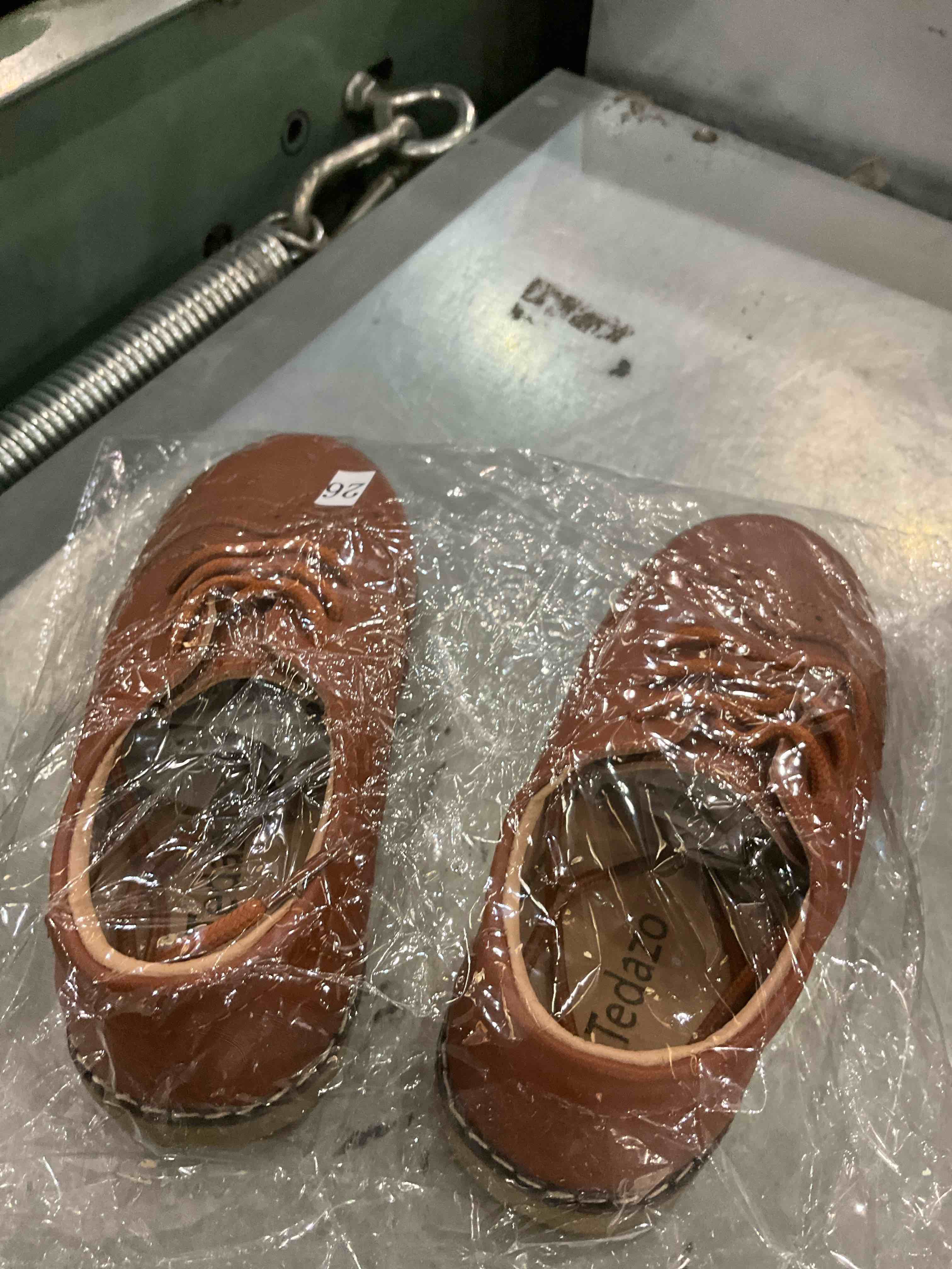 S. Tedazo Boy's Girl's Classic Lace-Up Dress Shoes School Uniform Oxford Comfort Walking Loafer Flats (Toddler/Little Kid), browen 26 kids Little Kid