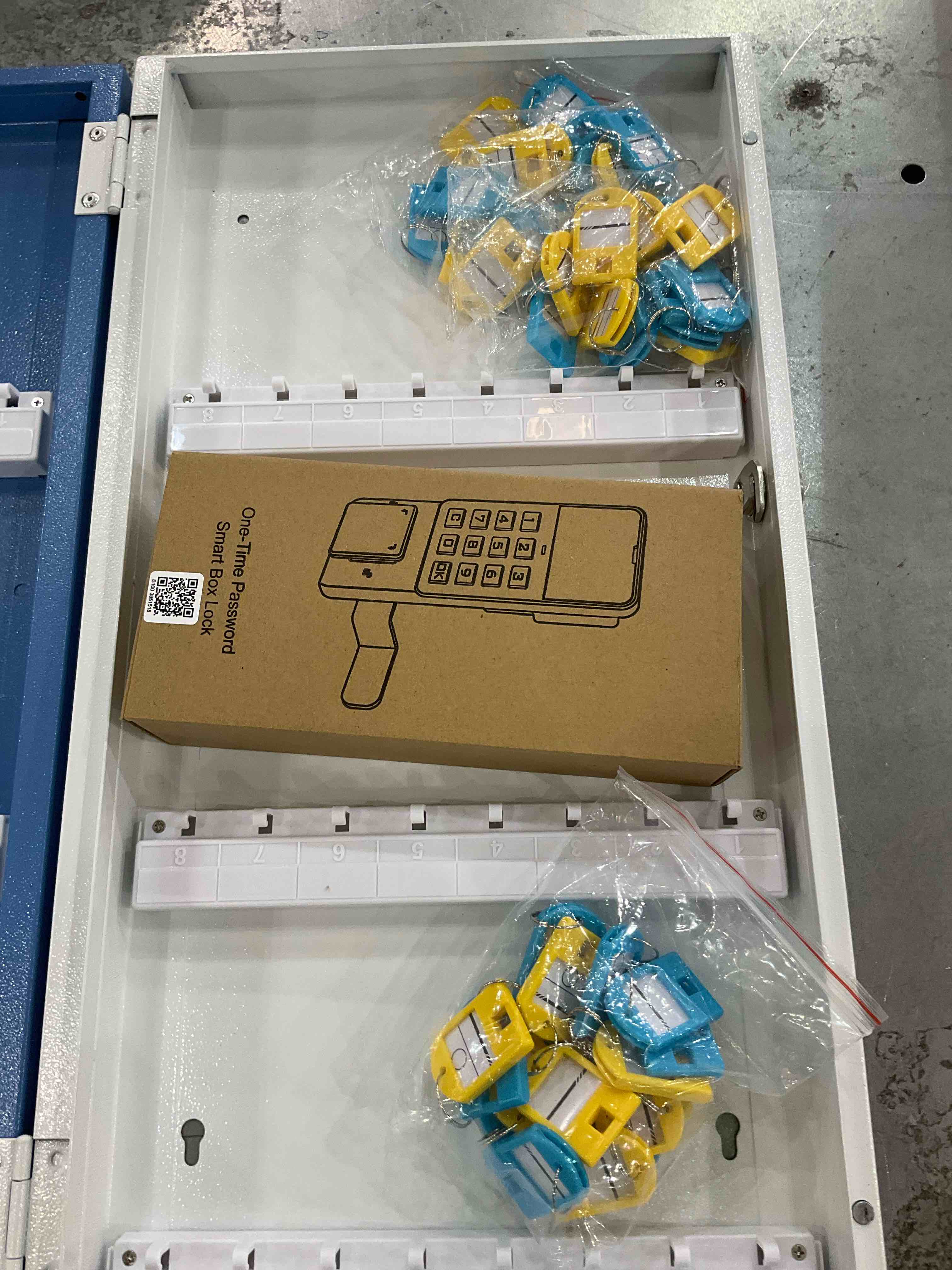 WeHere Key Organizer Box48 K..fice Key Lock Box Wall Mount USA-Steel-KB2048 Made in China