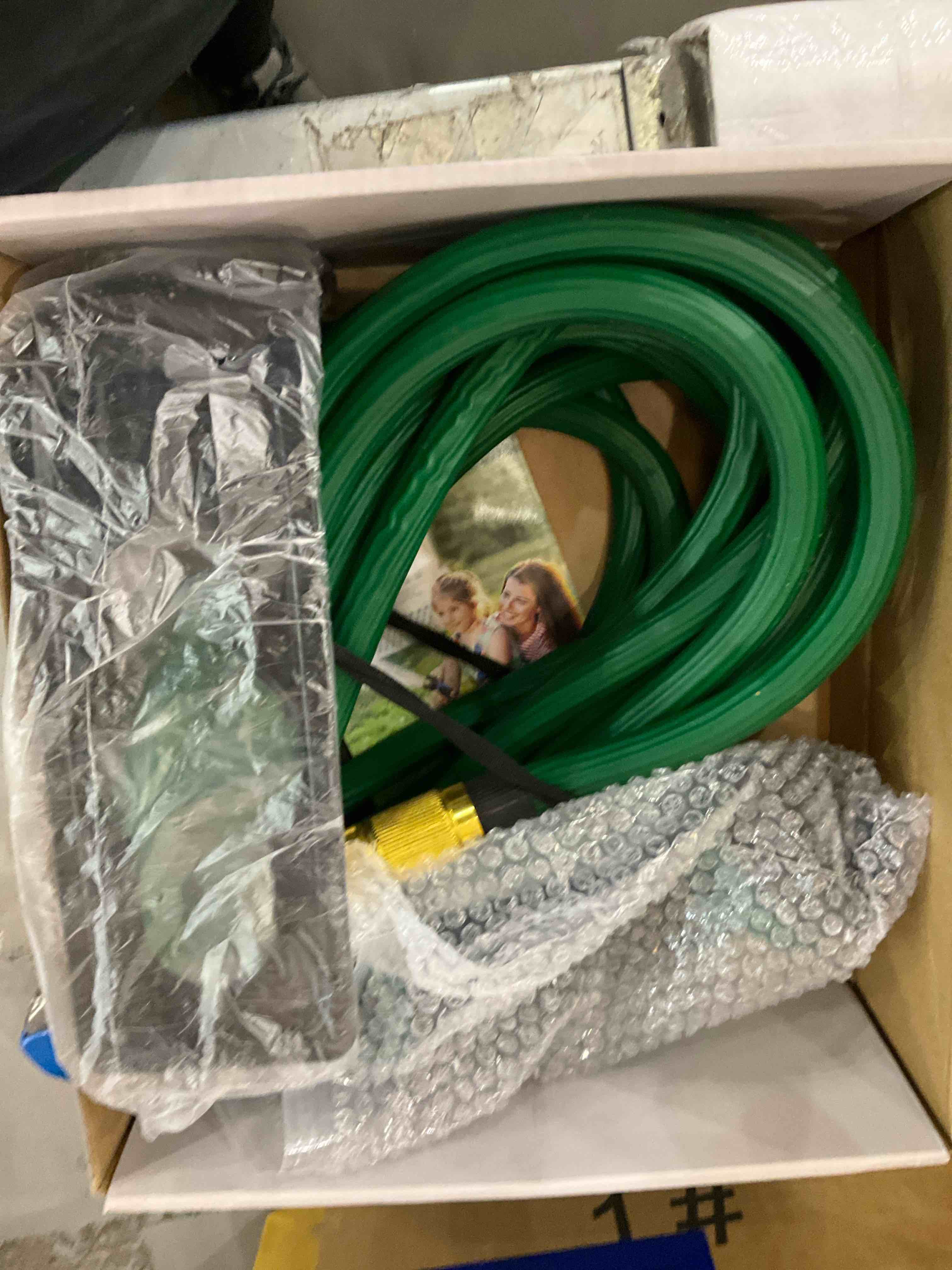 Lefree Garden Hose 50ft, Expandable Garden Hose Leak-Proof with 40 Layers of Innovative Nano Rubber,2024 Version/New Patented, Lightweight, Durable, No-Kink Flexible Water Hose (Green)