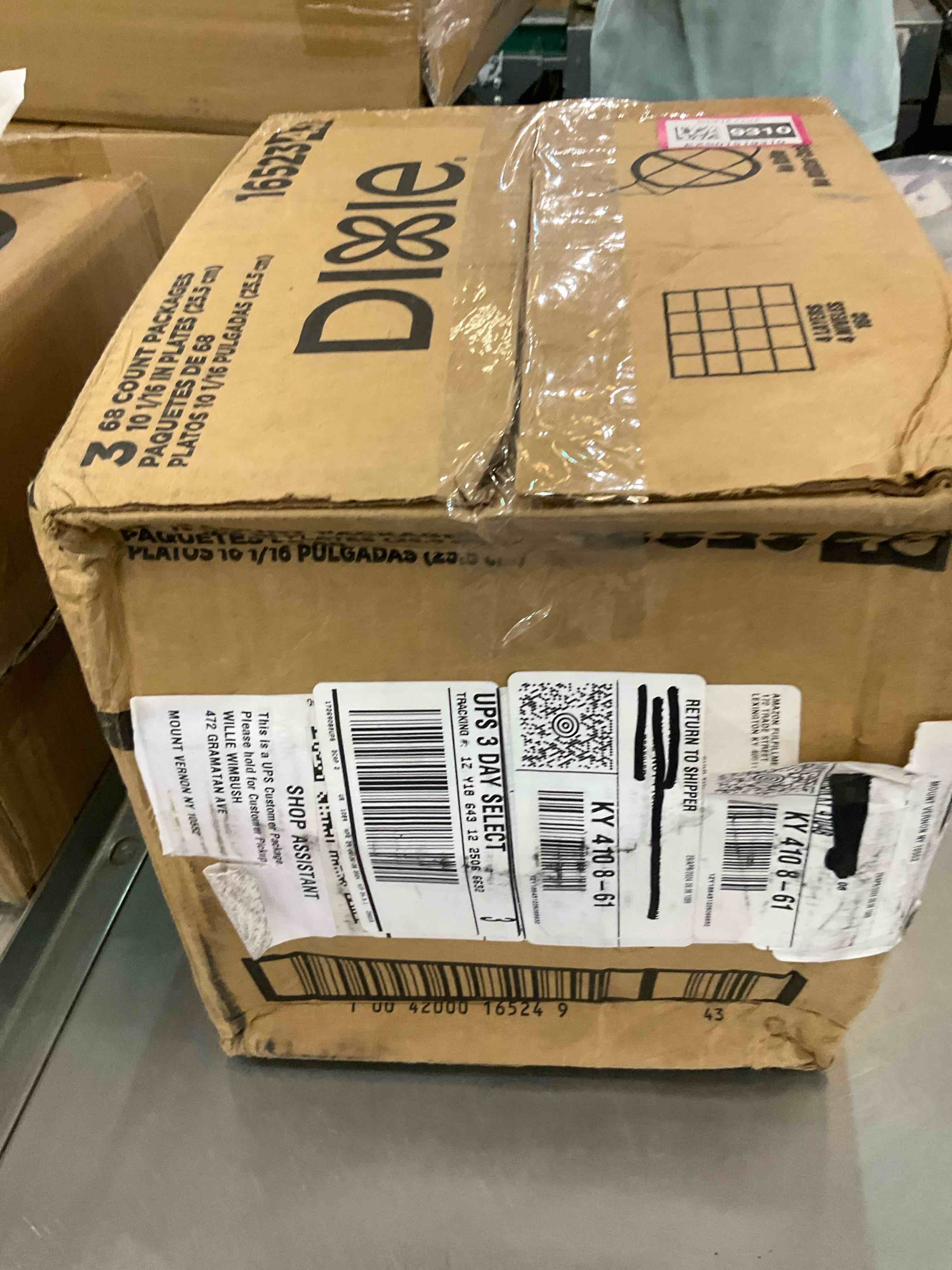 Dixie plates 3/68 packages