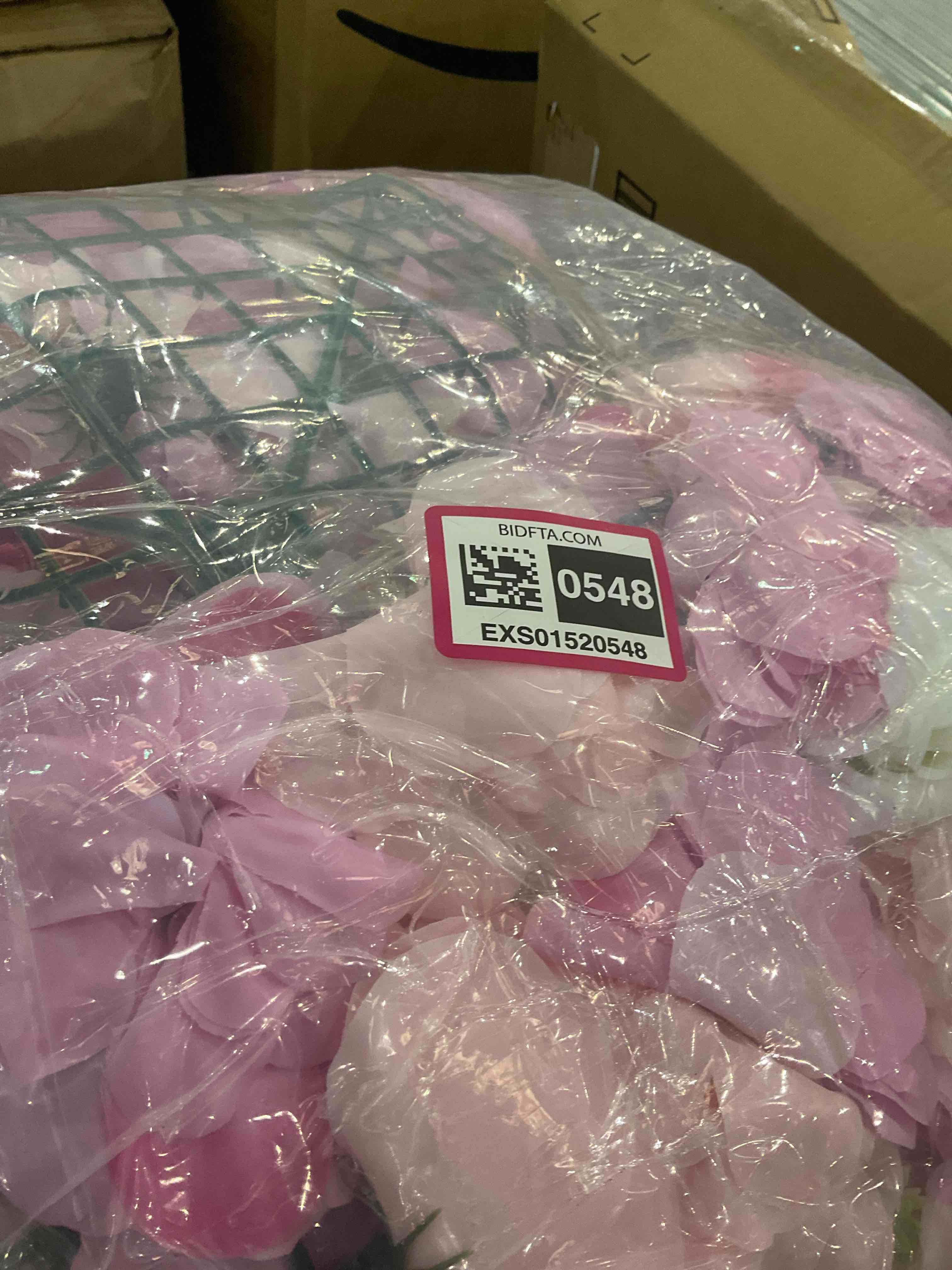 Tigeen 12 Pcs Flower Wall Panels 15 x 15 Inch 3D Silk Rose Floral Wall Decorative Faux Flower Wall Background for Wedding Home Decoration Background Shop Party Photo Arrangement (Pink)