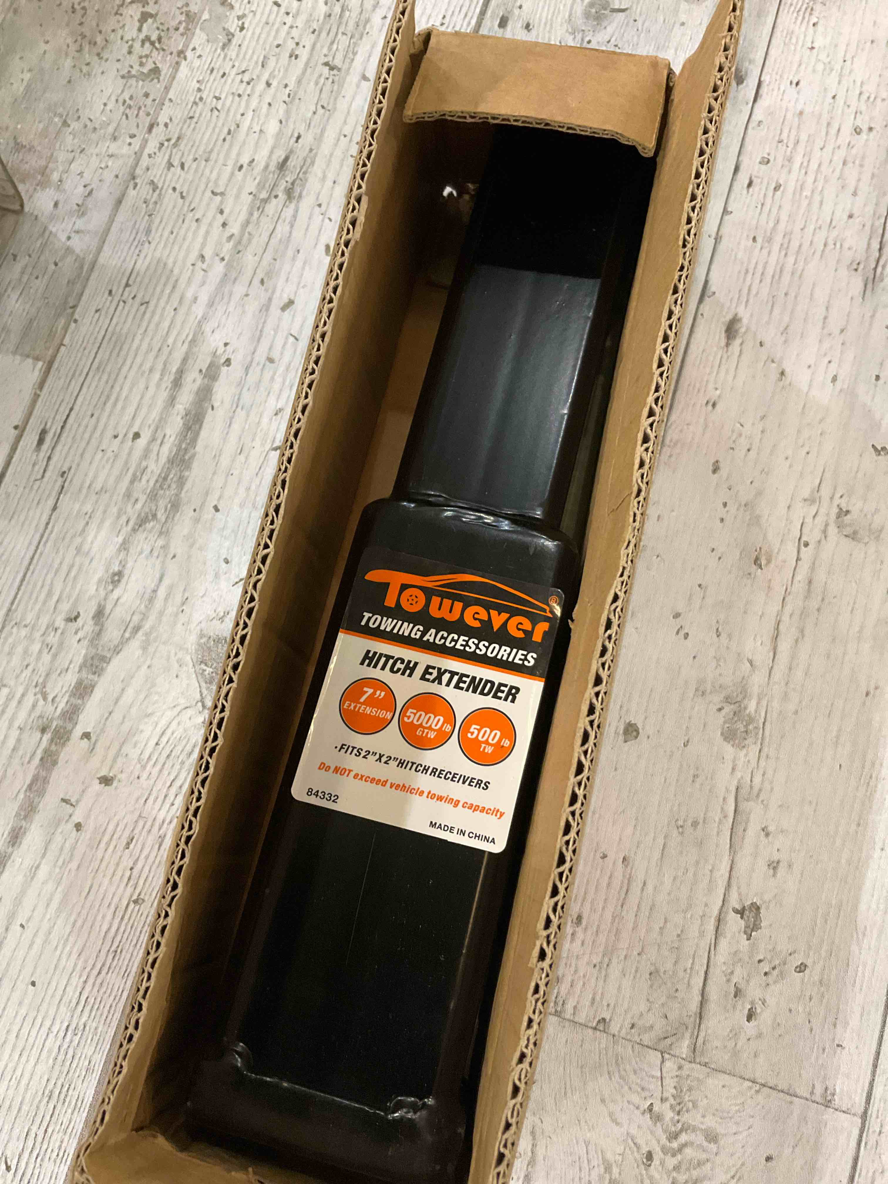 towever hitch extender 7”