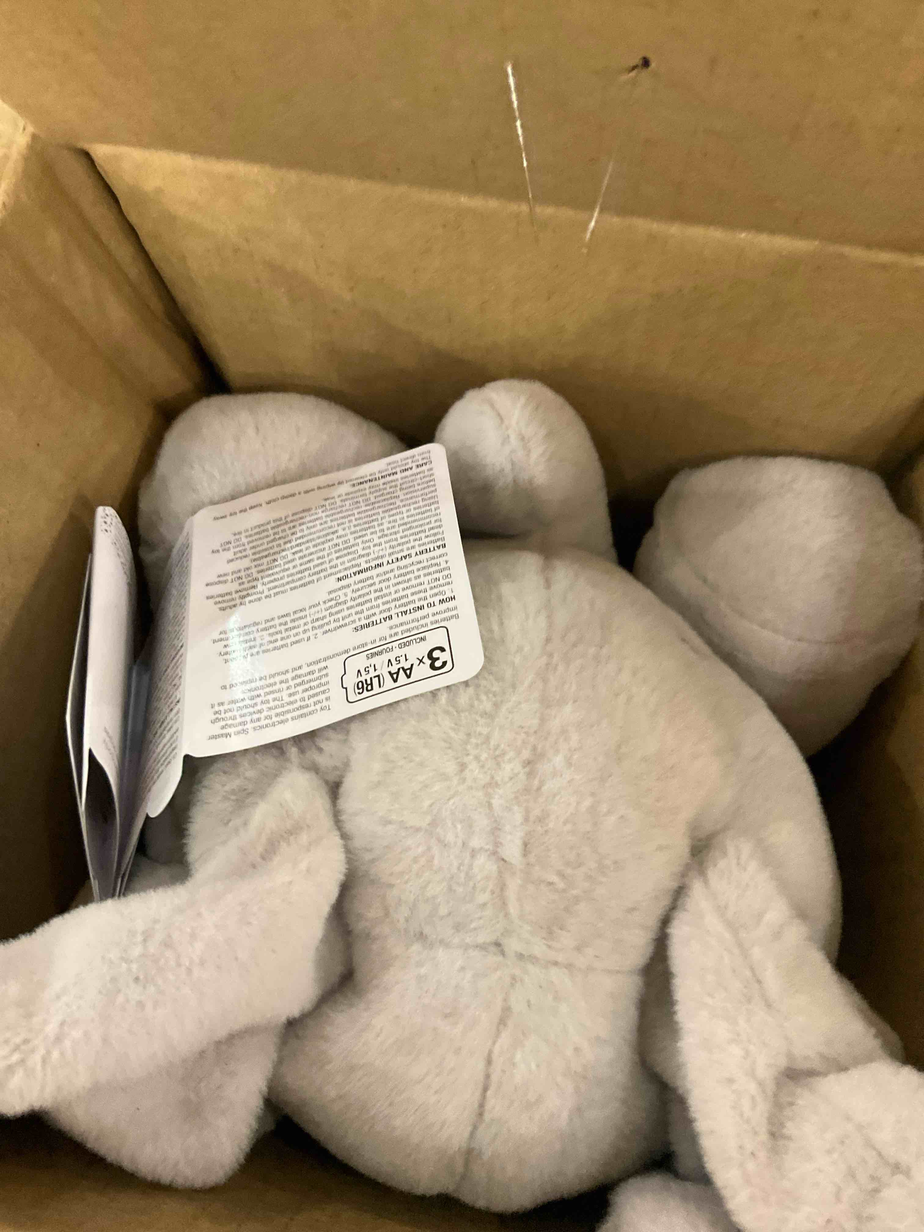 GUND Baby Animated Flappy The Elephant Stuffed Animal Plush, Gray, 12"