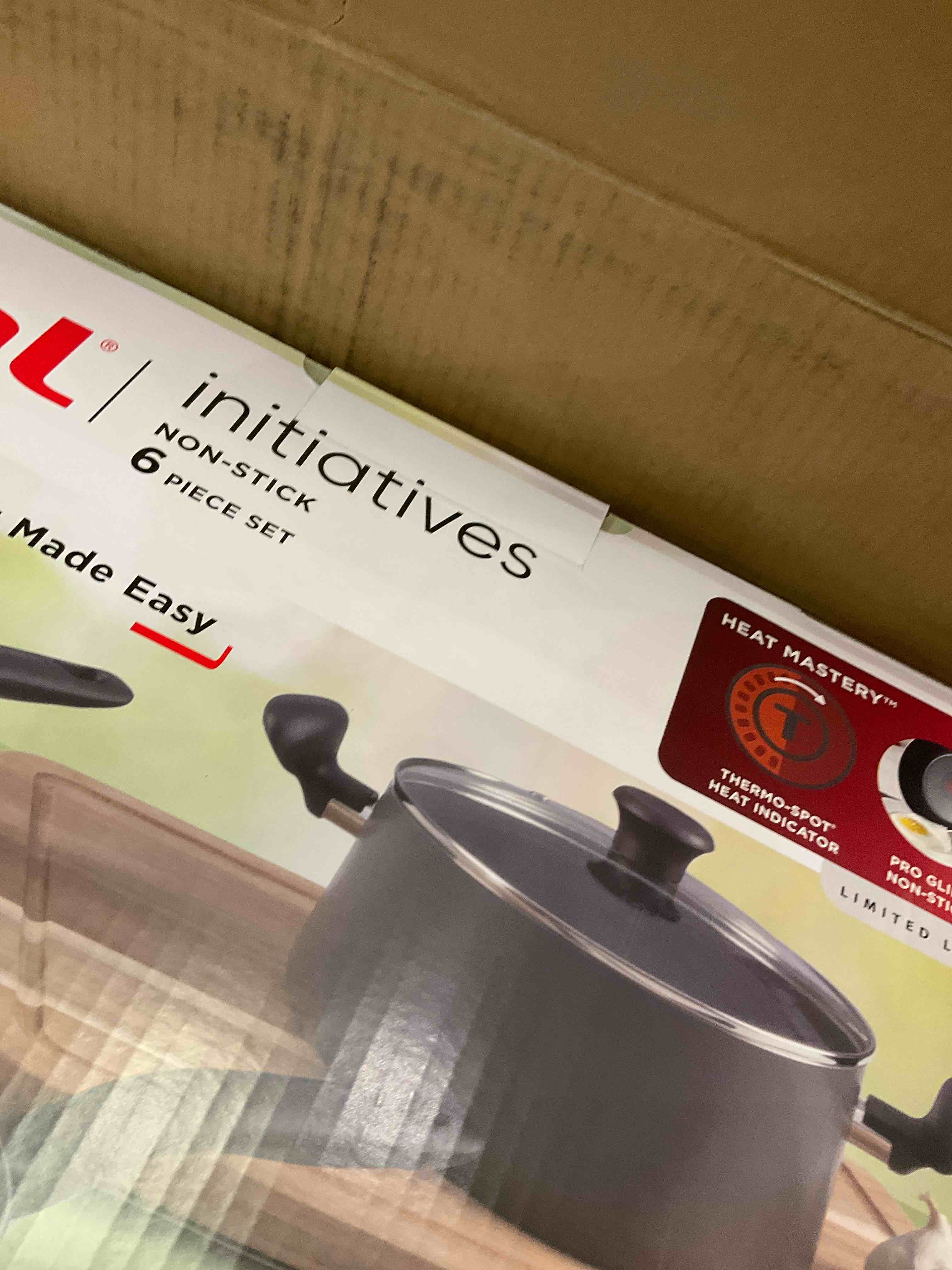 t-fal initiatives nonstick 6 piece set 