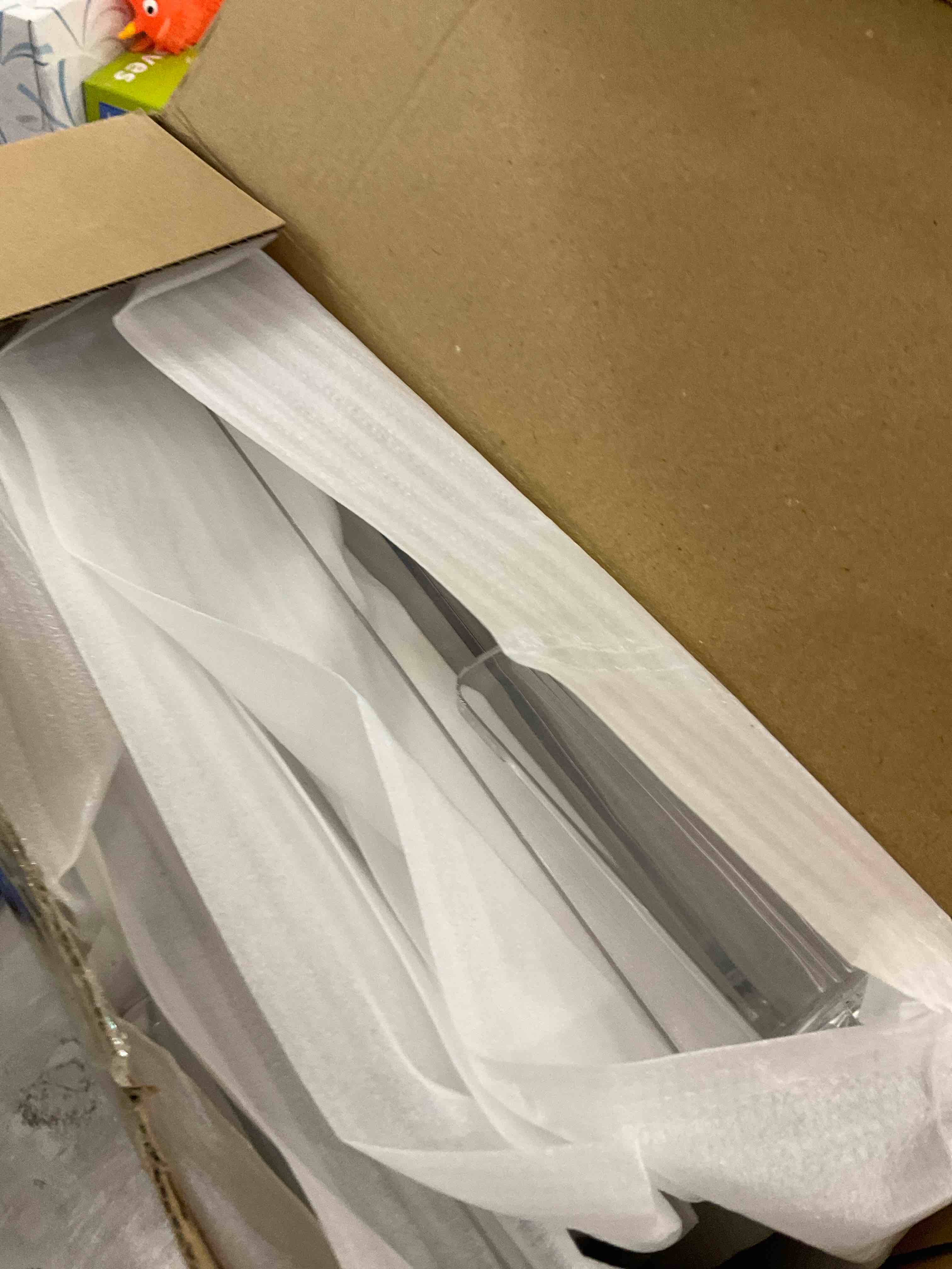 HBlife 8 Pack Clear Shelf Dividers, 12 Inches Tall Vertical Purse Organizer for Closet Perfect for Sweater, Shirts, Handbags in Bedroom and Kitchen, Adjustable Acrylic Bookshelf for Organization