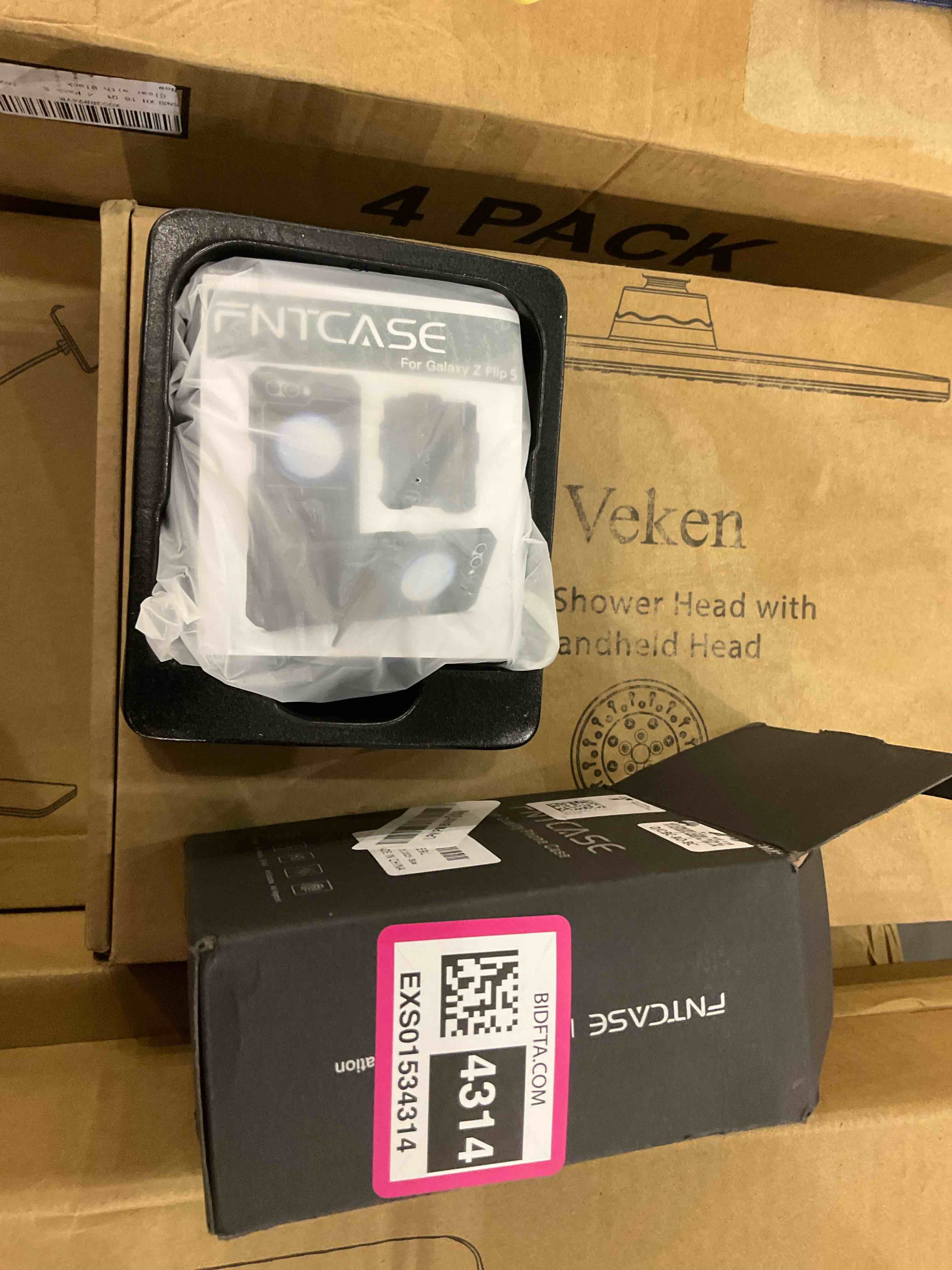 FNTCASE for Samsung Galaxy Z-Flip5 Case: Military Grade Drop Protection Shockproof Cell Phone Cover with Belt Clip Holster & Kickstand | Protective Heavy Duty Rugged Case for Z Flip 5, 2023 - Blue