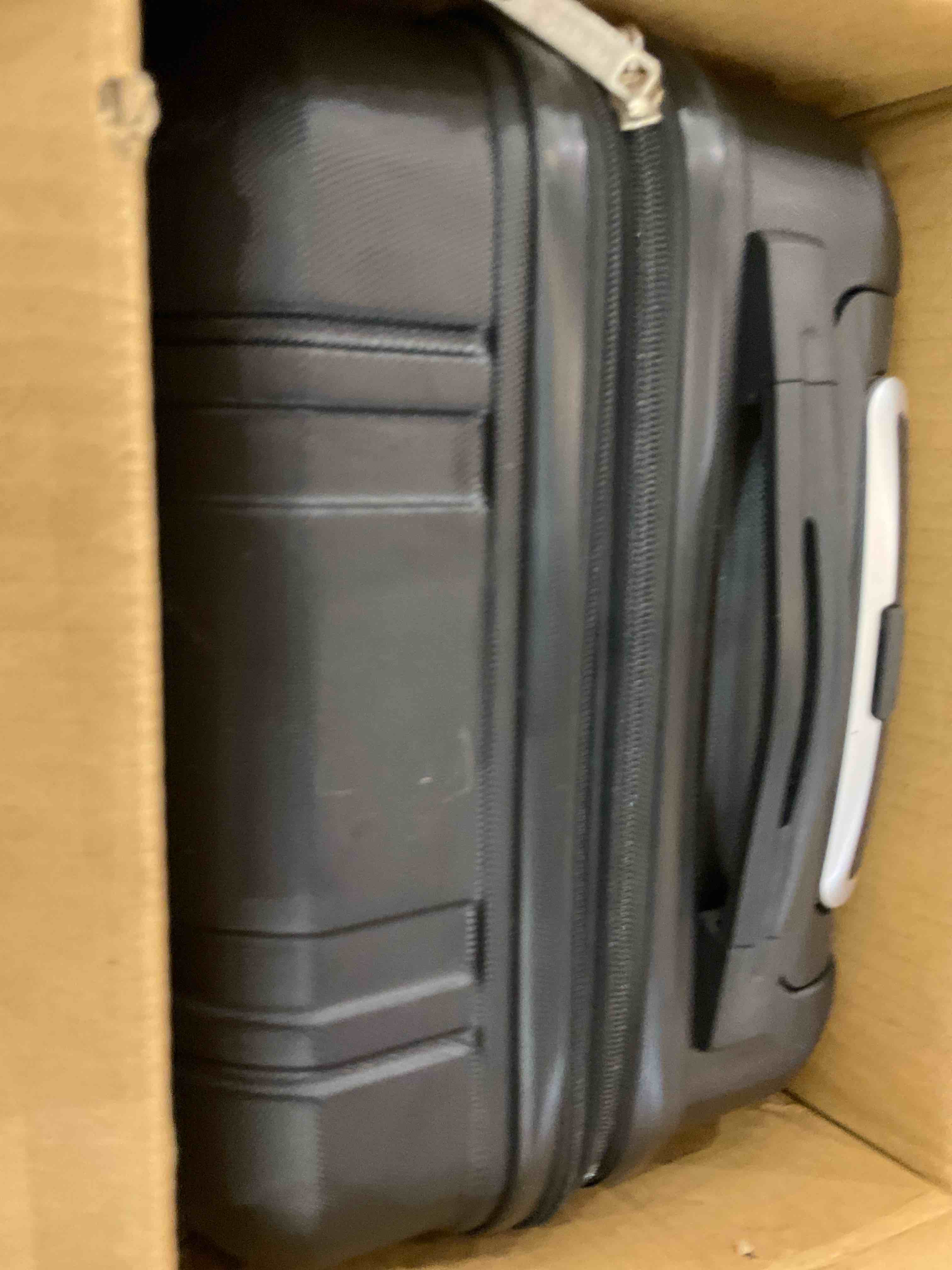 Wrangler Astral Hardside Luggage, Black, 20-Inch Carry-On