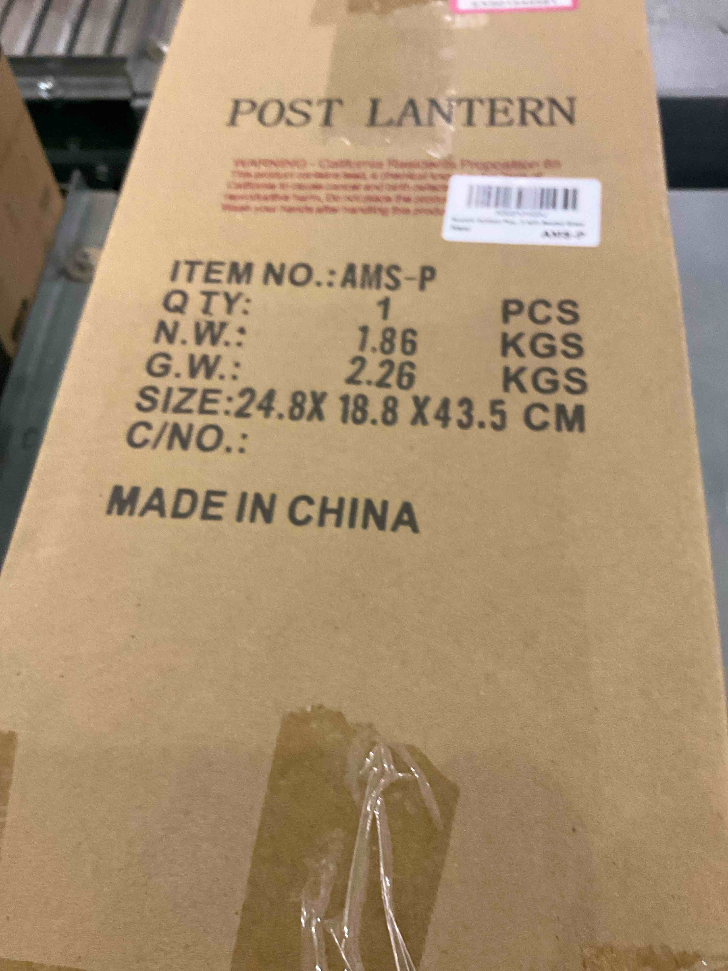 outdoor post lantern 