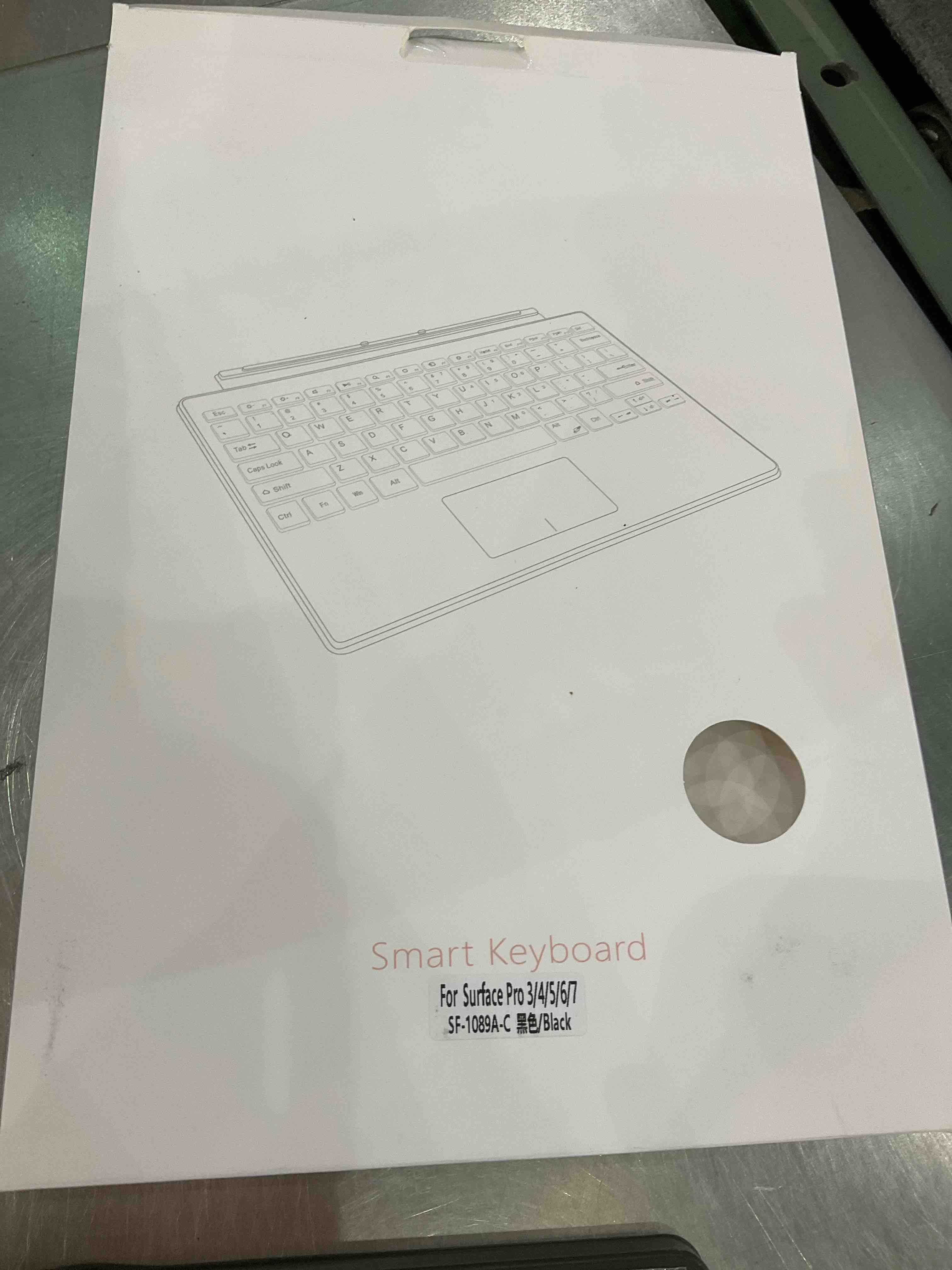 Keyboard Replacement Type Cover Trackpad Mouse for Microsoft Surface Pro 7+ 7 Pro 6 Pro 5 Pro 4 Pro 3 Ergonomic Portable Slim Wireless Bluetooth Rechargeable