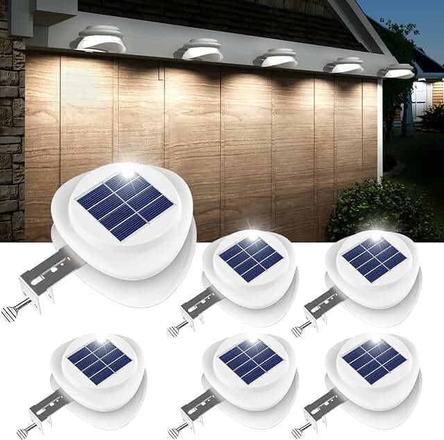 Solar Gutter Light 6 Pack 