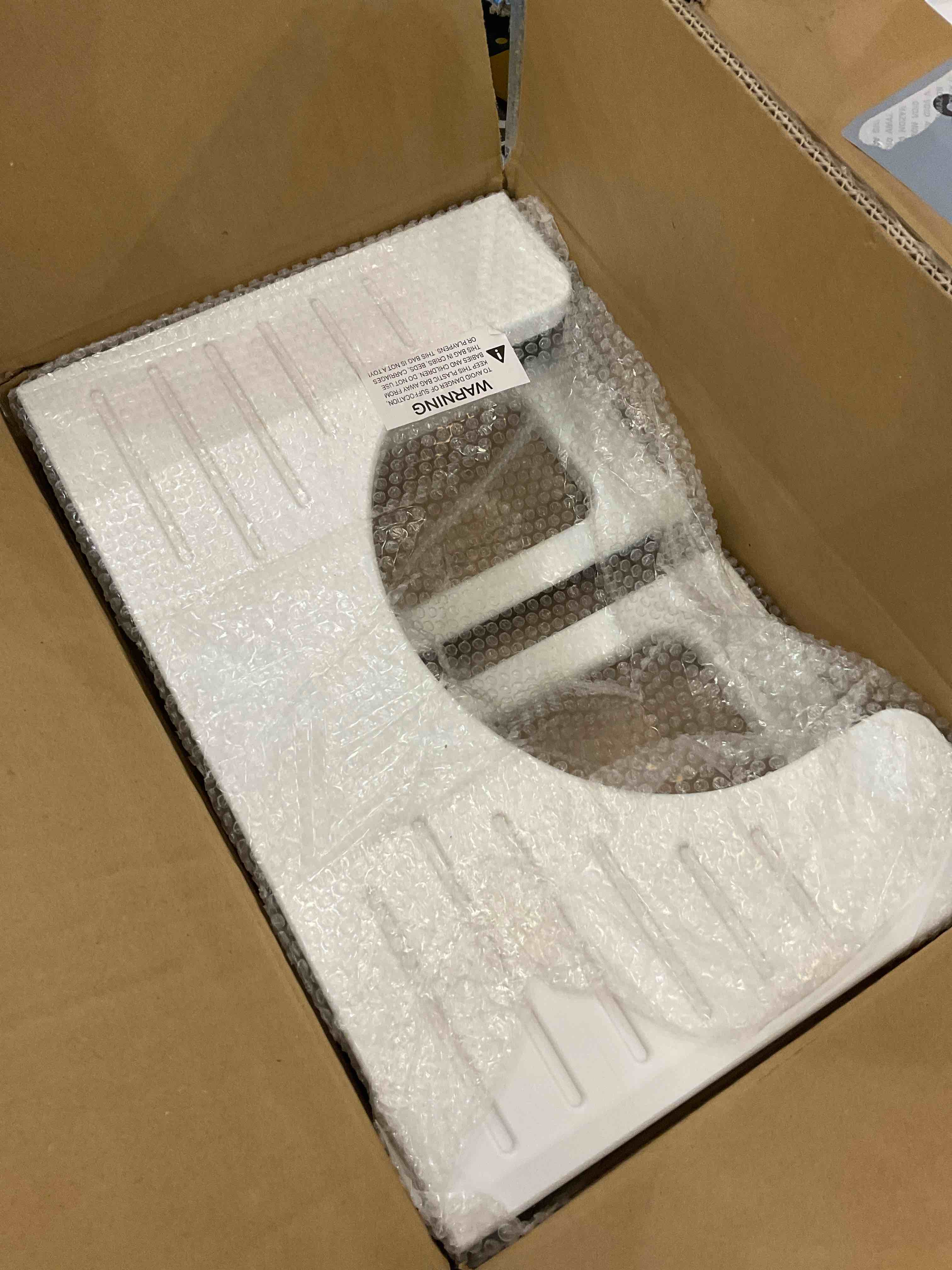 AmazerBath 8.5 Inch Bamboo Toilet Stool Collapsible Toilet Poop Stool for Bathroom, Adults - White