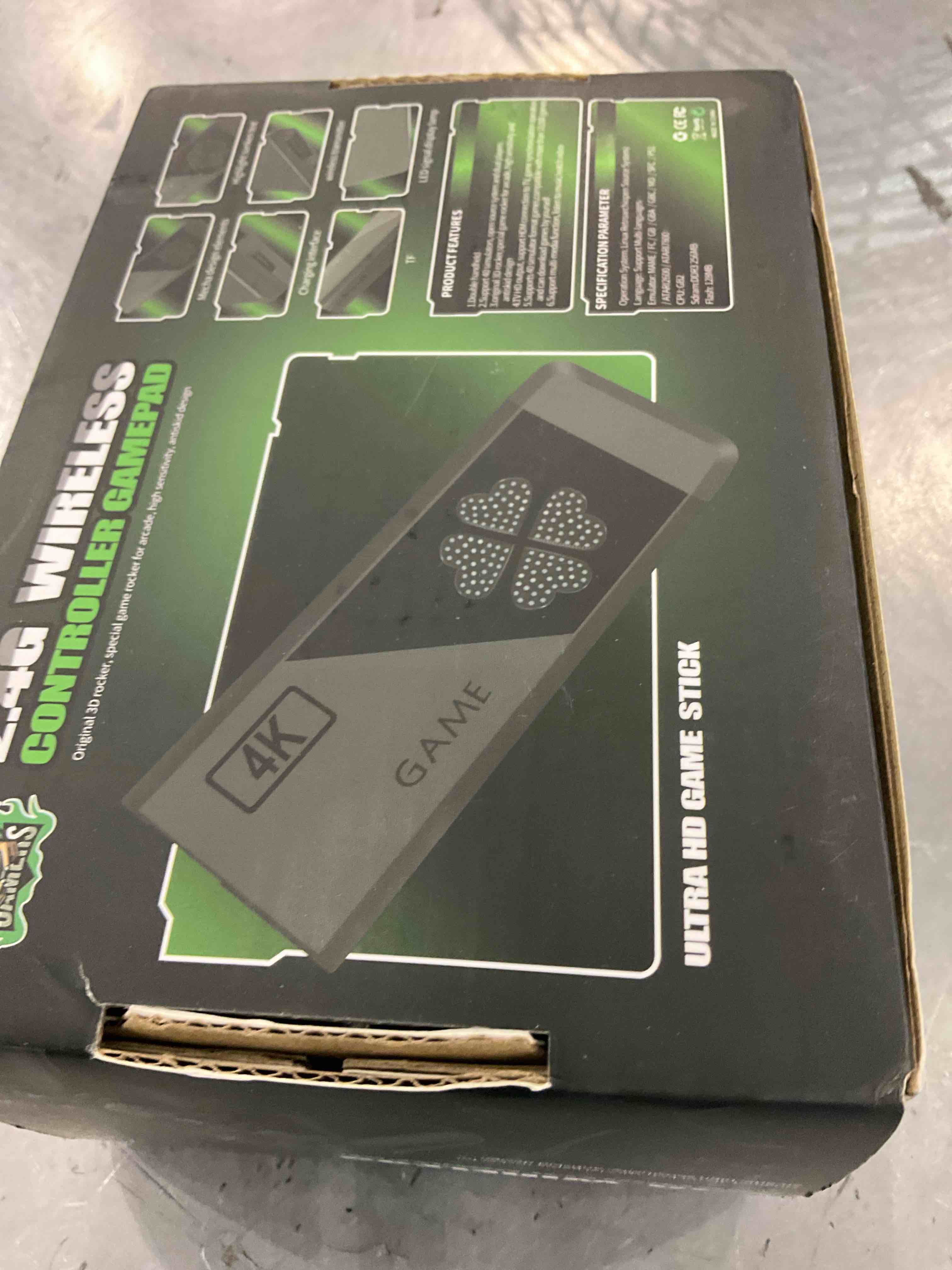 Upgrade Wireless Retro Game Console, 4K HDMI Output Nostalgia Stick Game, Plug & Play Retro Game Stick, Built in 9 Emulators 64GB TF Card & 13000+Games