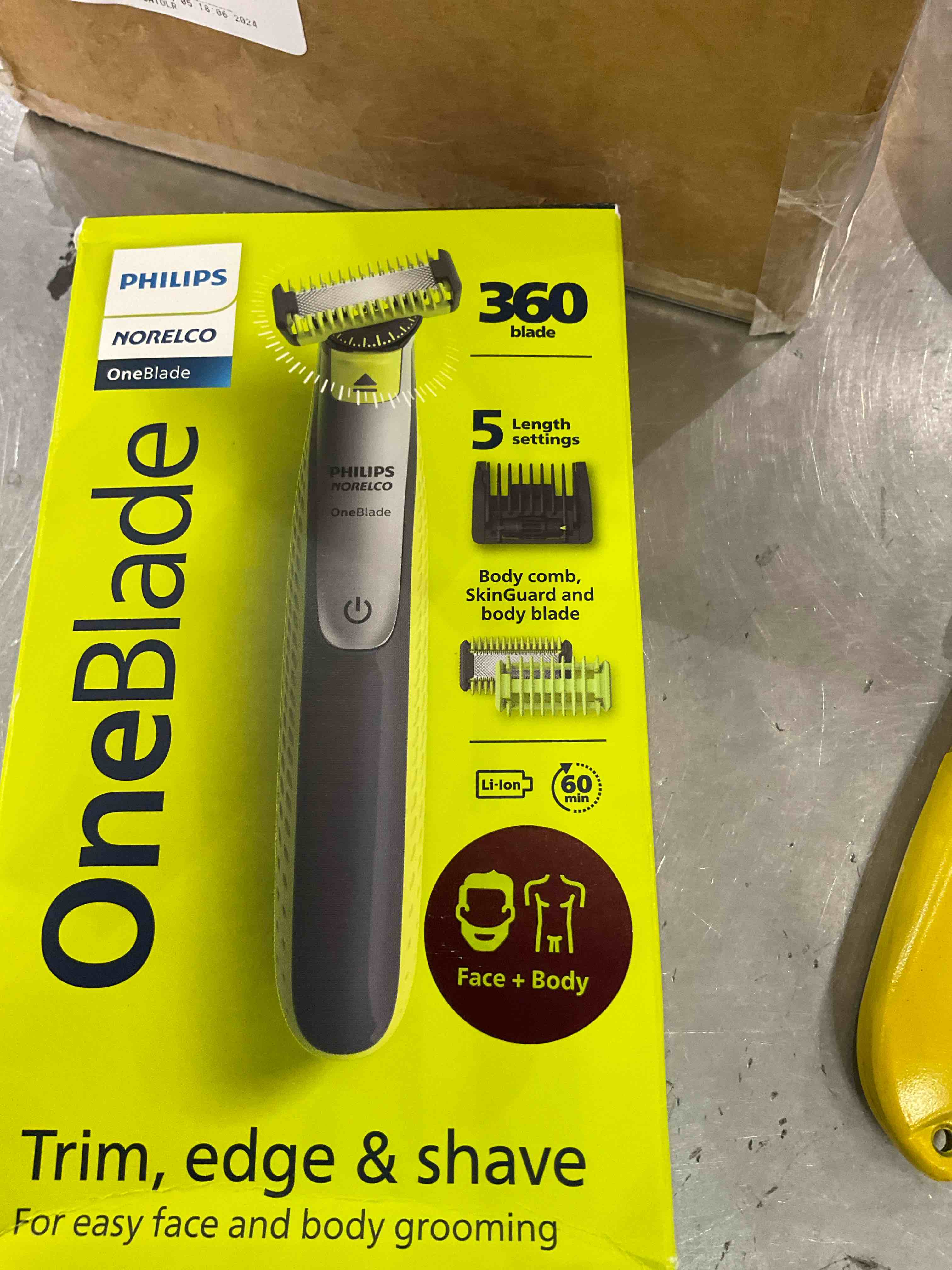 Phillips one blade trim,edge,and shave
