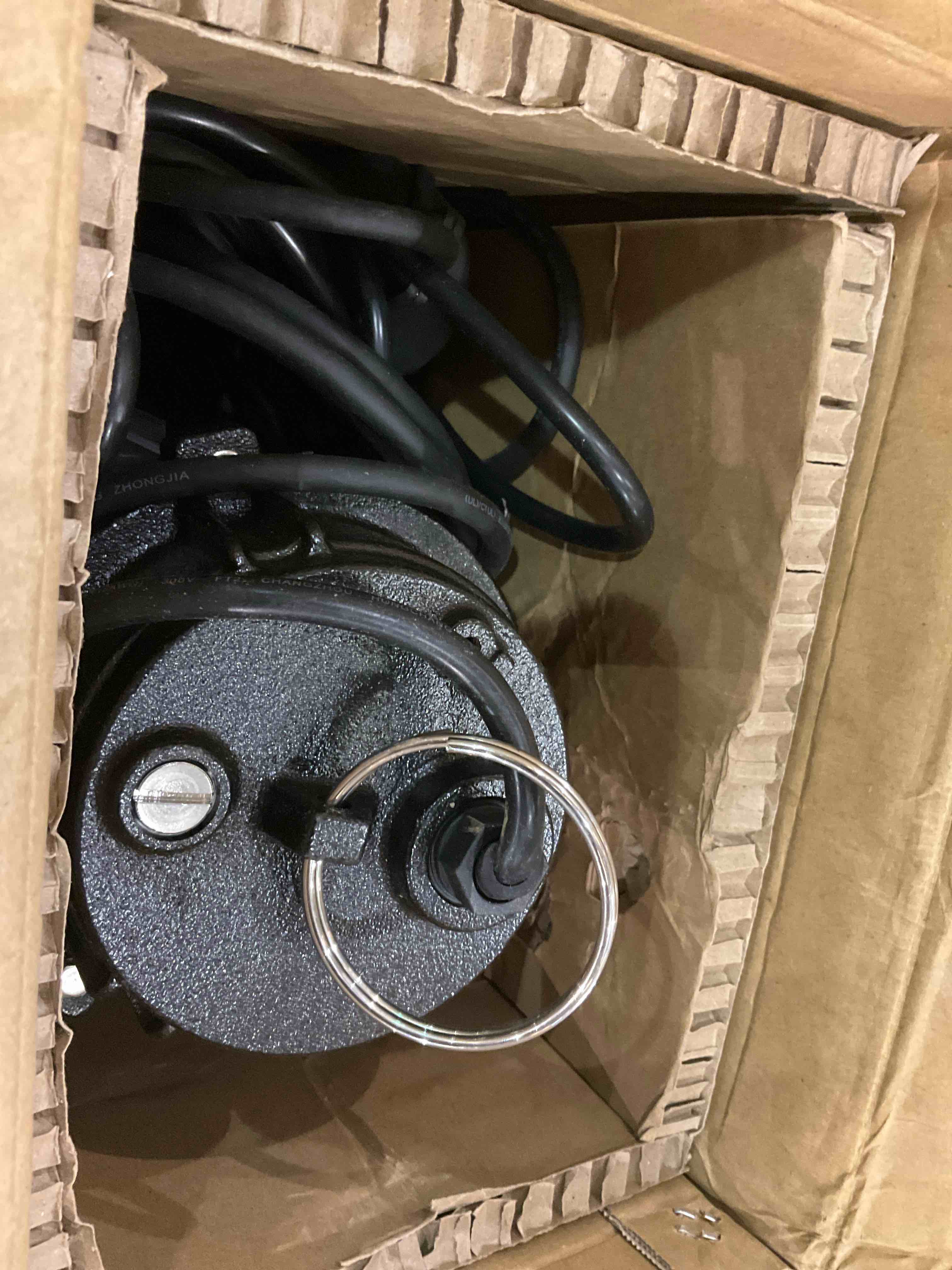 BOMGIE 3/4 HP Sewage/Effluent Grinder Pump, 6400 GPH Submersible Basement Sewer Pump with 10ft Auto Float Switch, Cast Iron Sump Ejector Pump, 2'' NPT for Sewage Basin, 115V