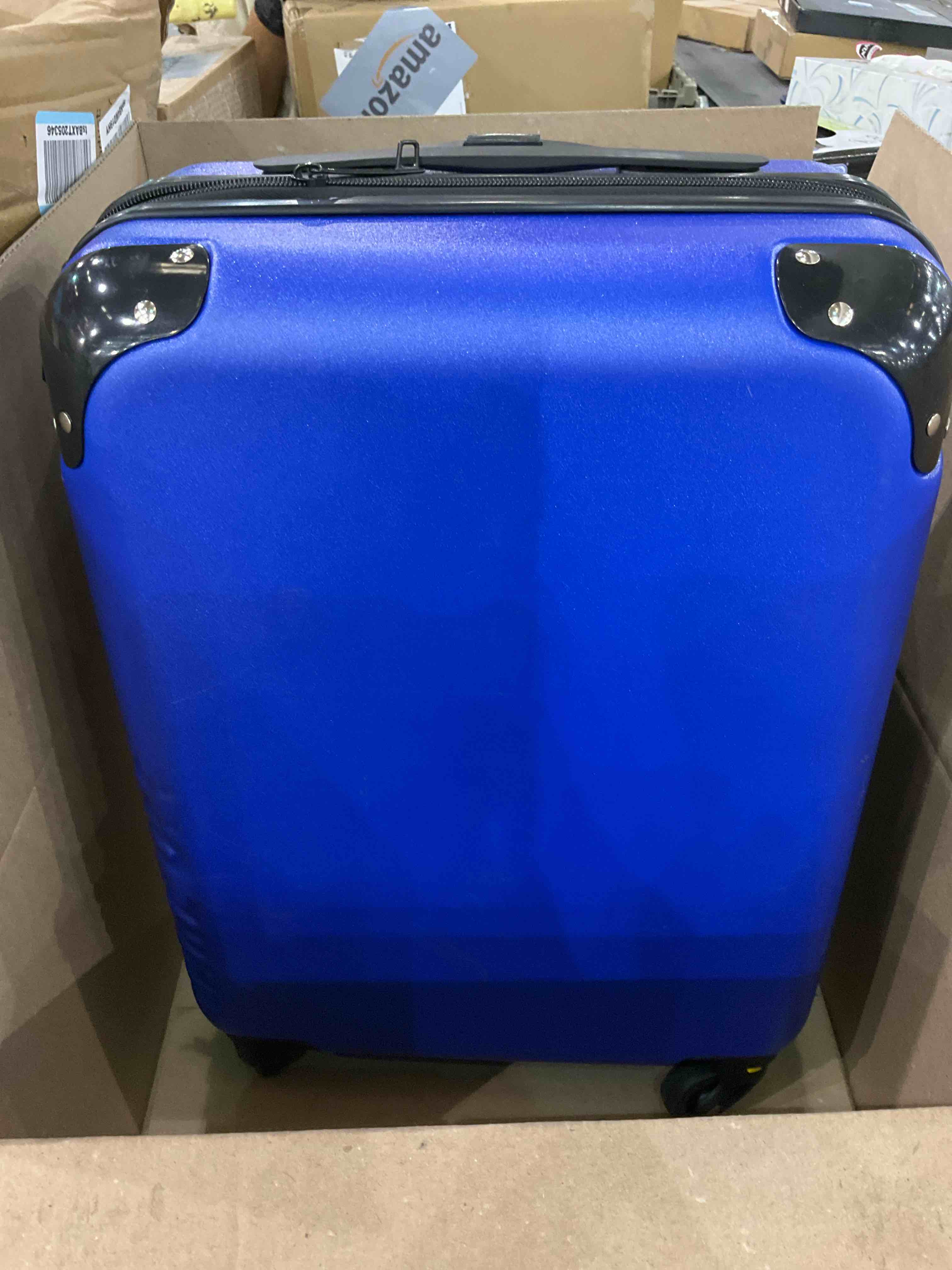 Hardside Luggage with Spinner Wheels, Blue