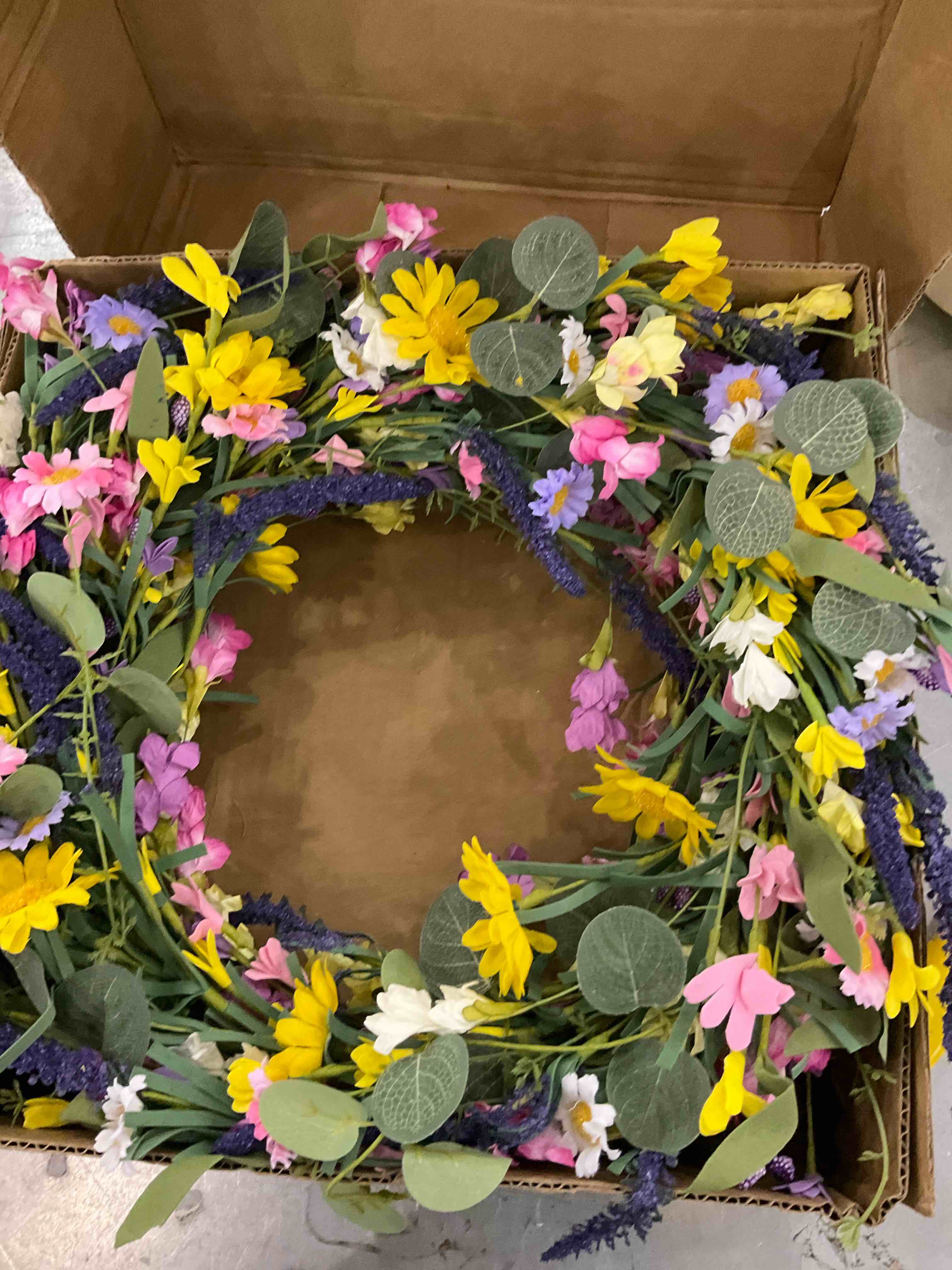 floru spring wreath 22 inch