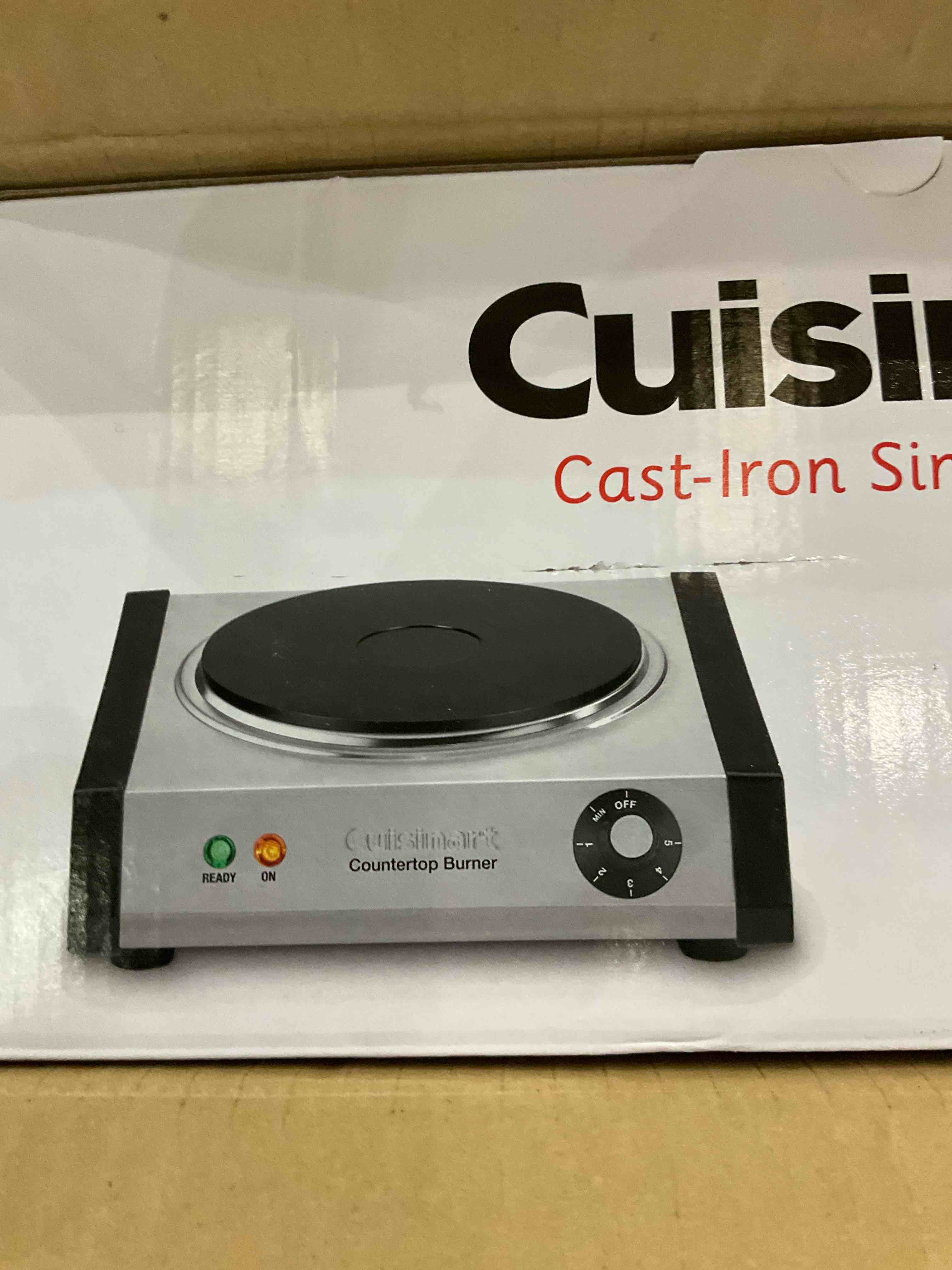 cuisinart cast. iron single burner 