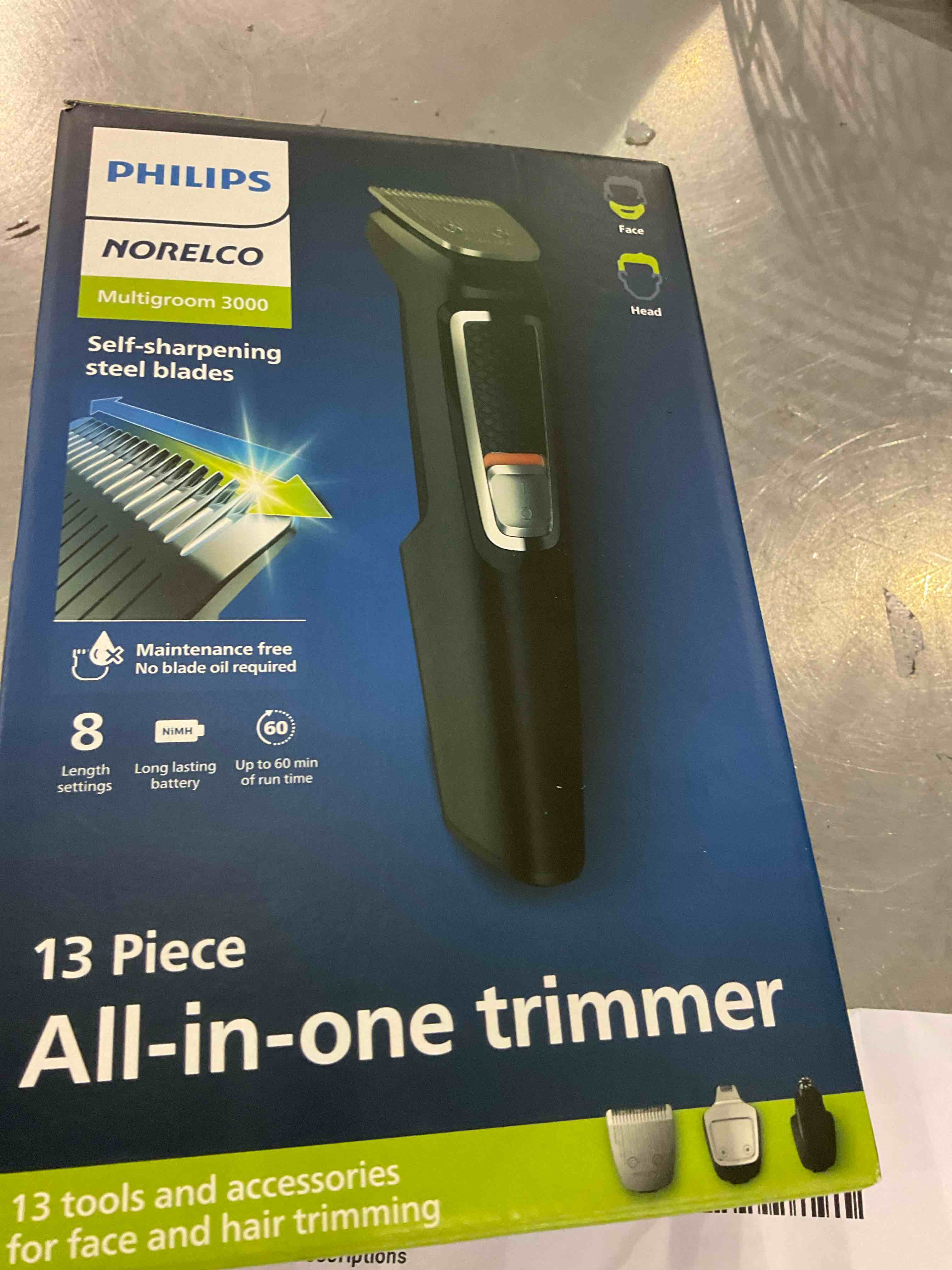 Phillips norelco multi groomer all in 1 trimmer series 3000 13 piece kit 