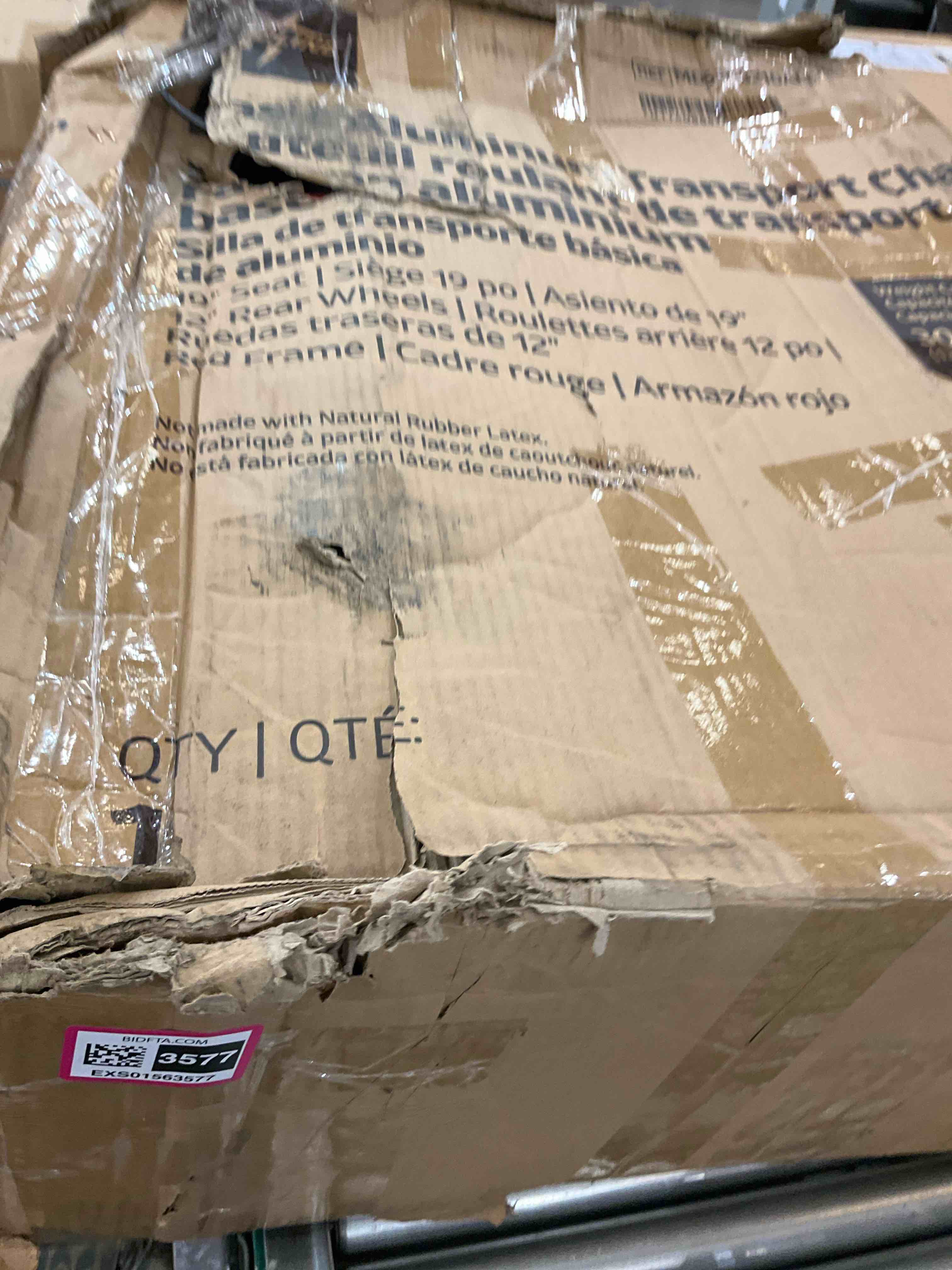 Aluminum transport chair