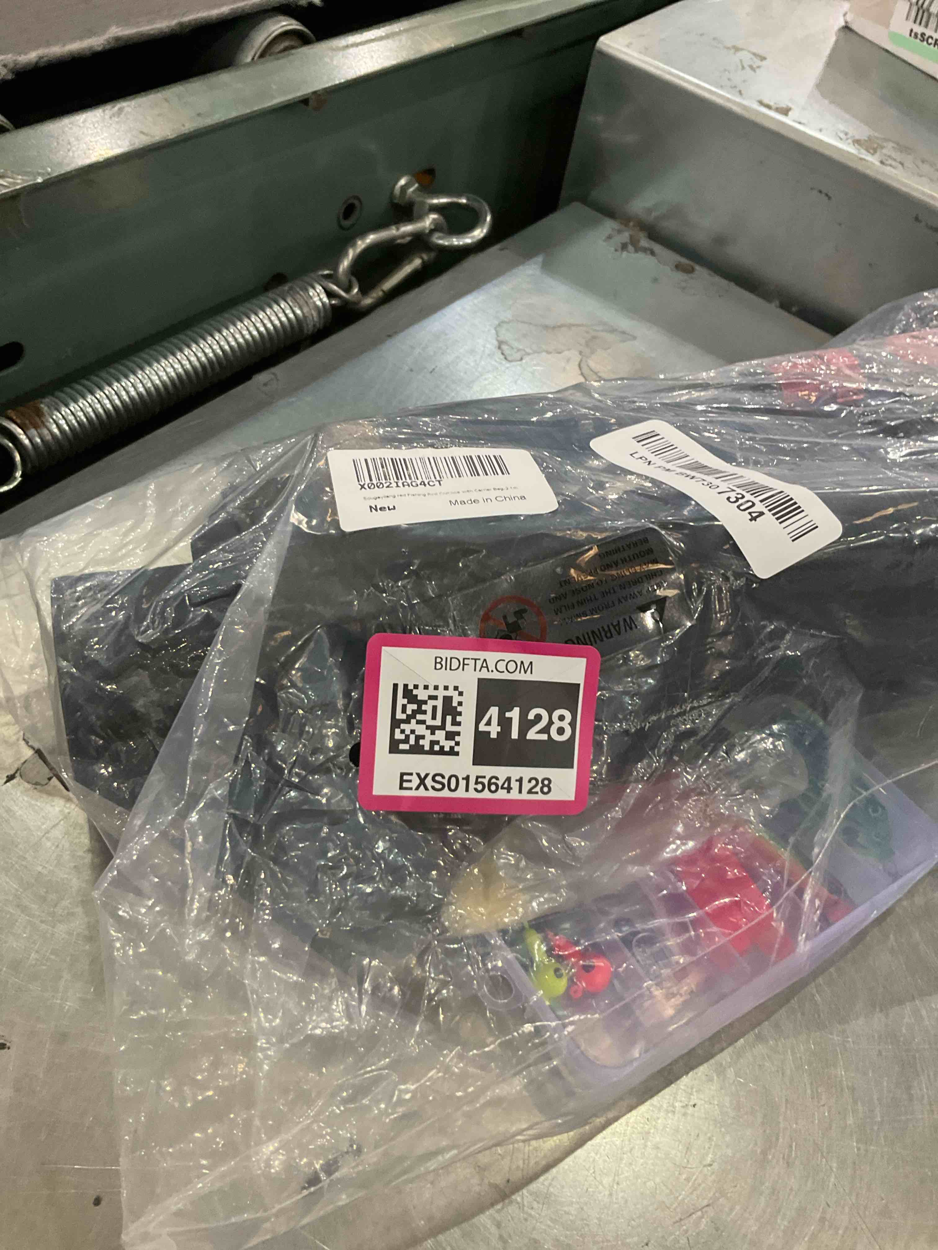 Sougayilang red Fishing Rod Combos with Carrier Bag-2.1m