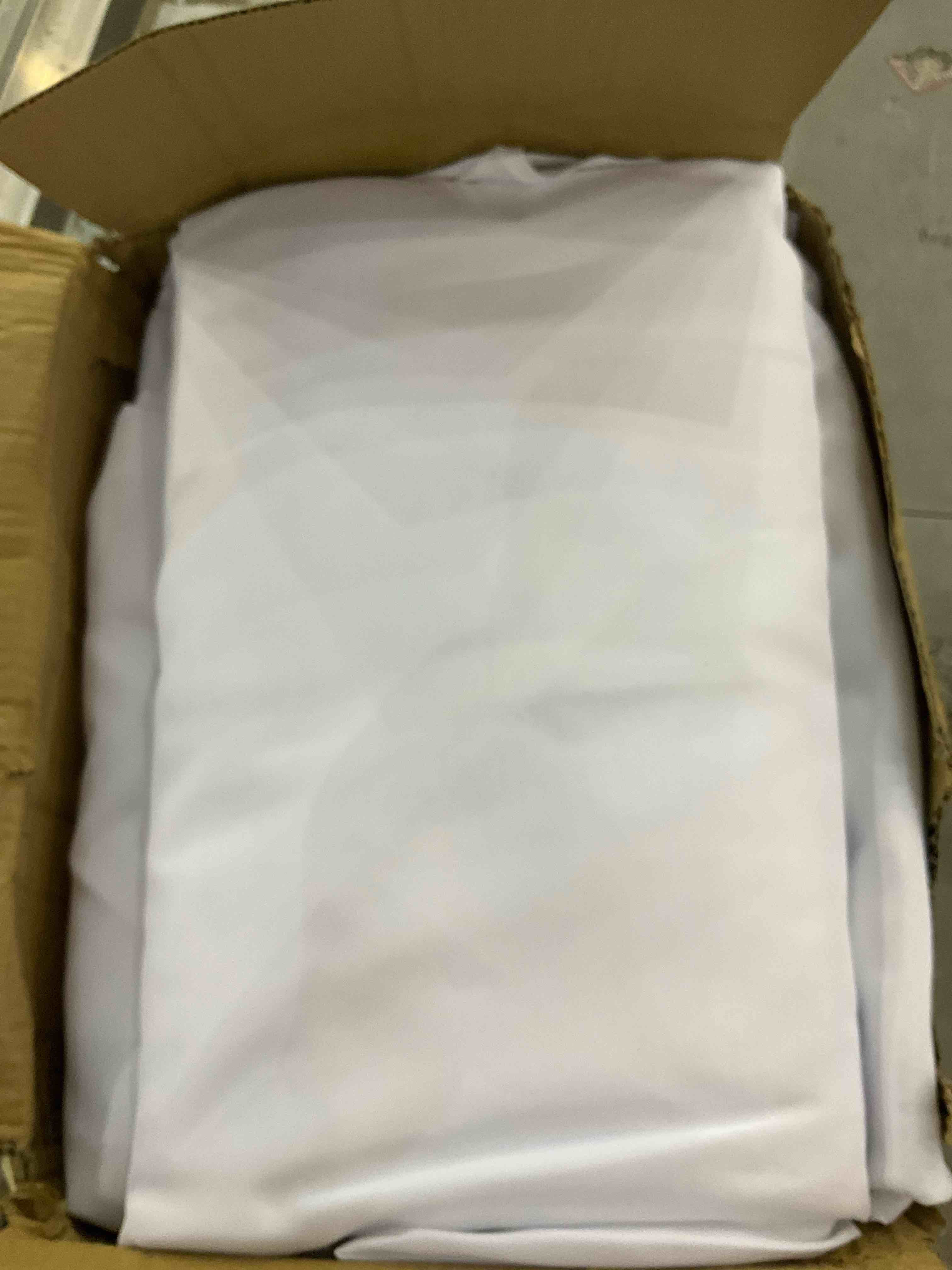 fitable cloth table cloths 6 pcs white 