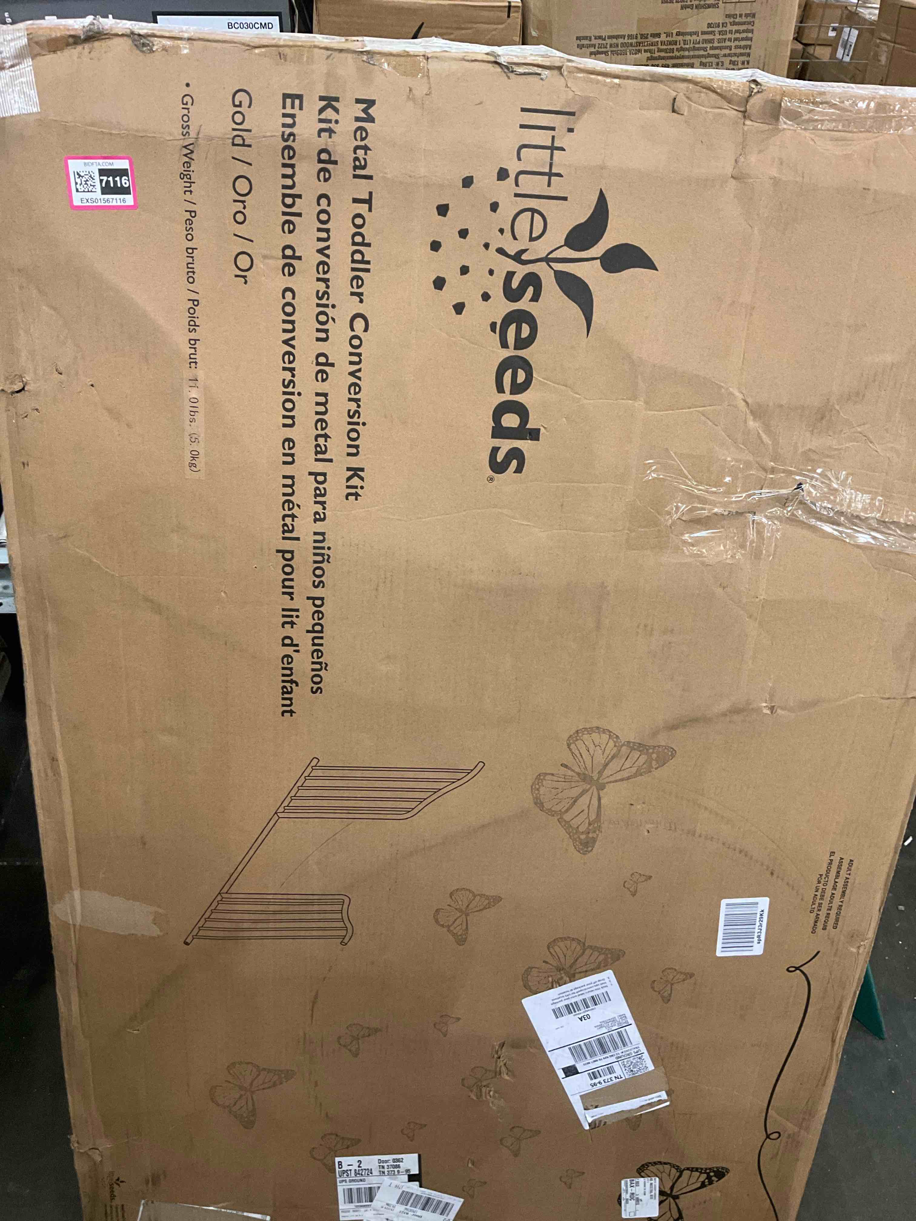 littleseeds metal toddler conversion kit 